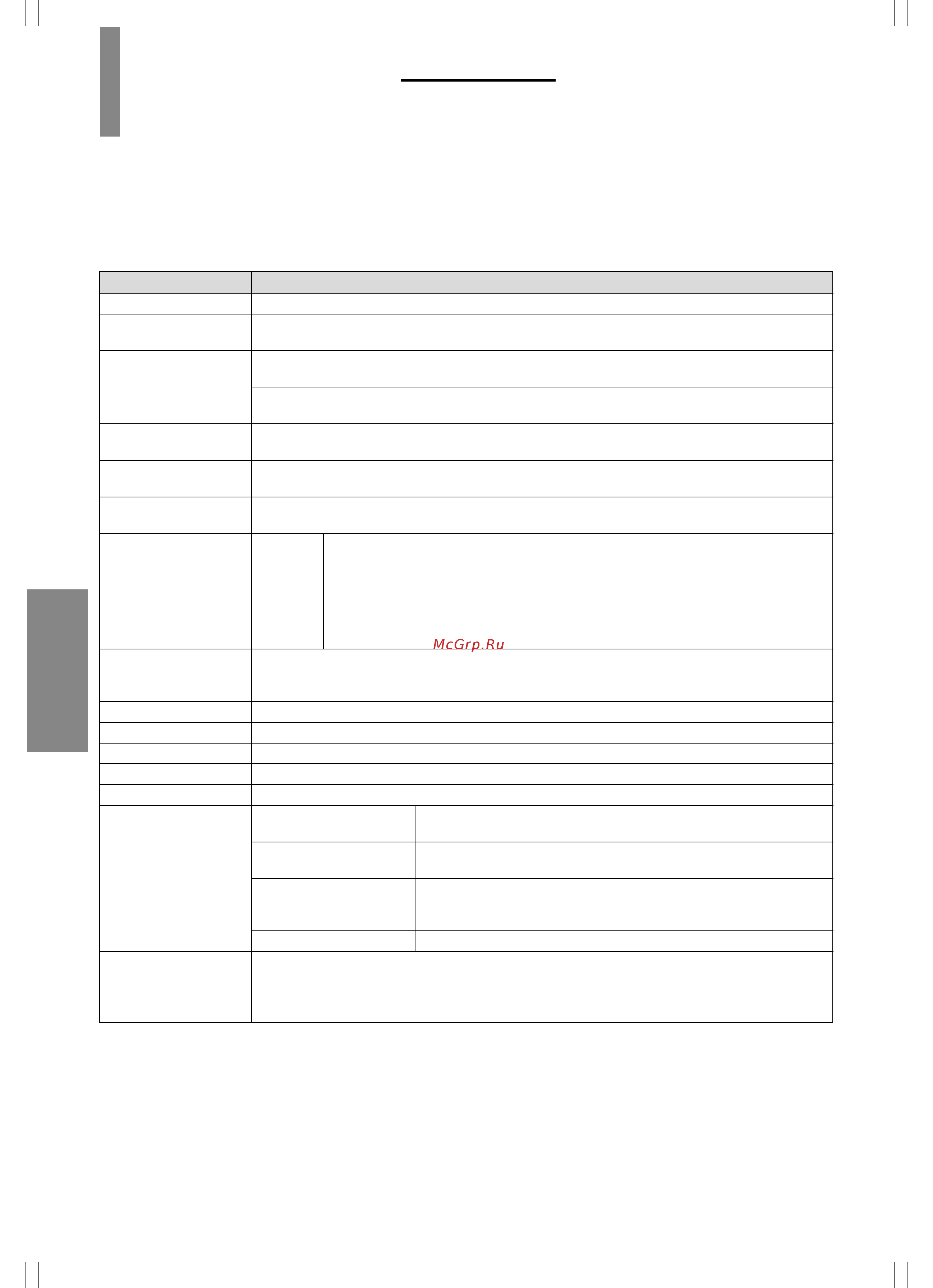Toshiba 20 VL65 R [28/30] Технические характеристики