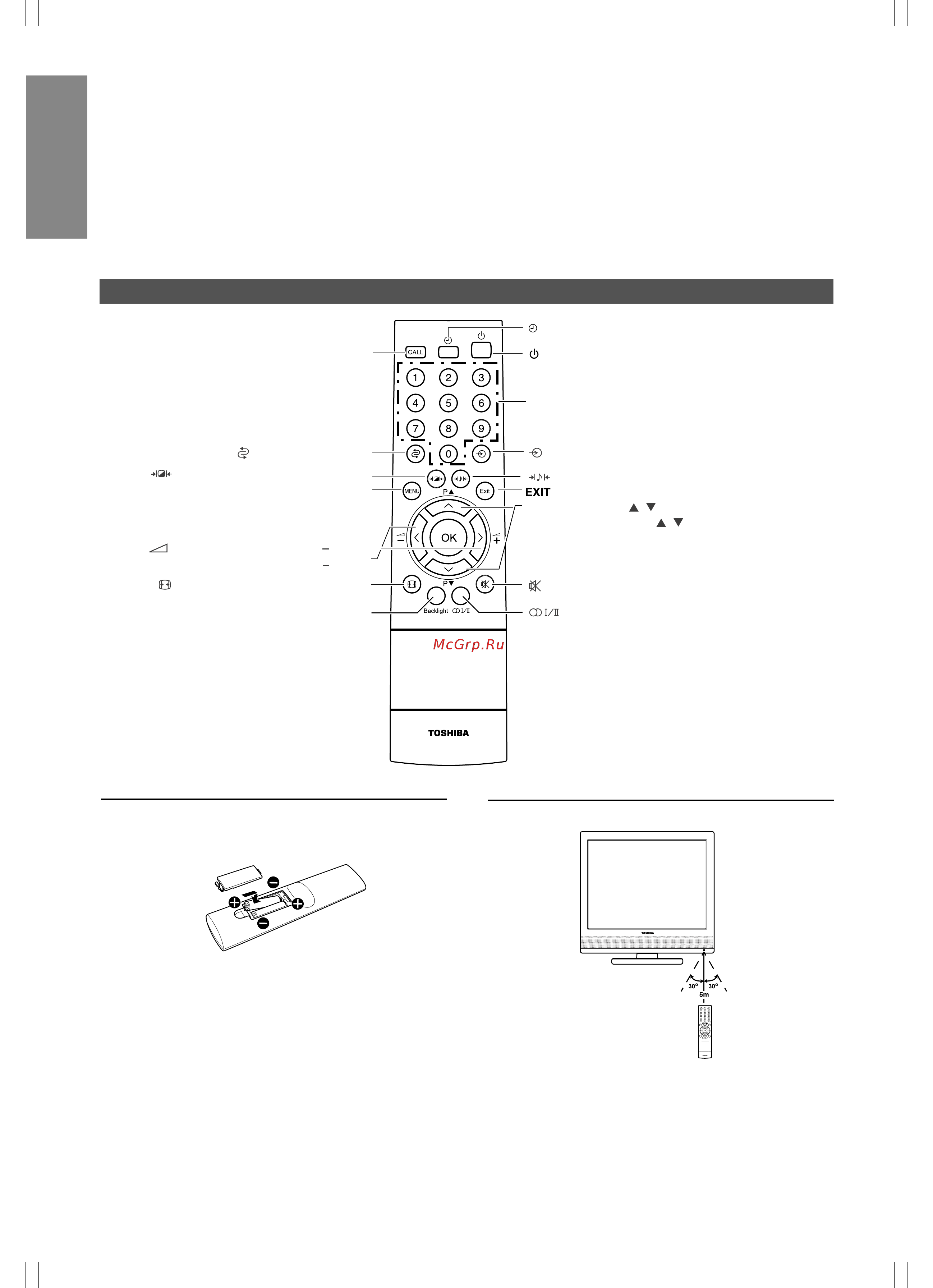 Toshiba 20VL65R [8/30] Подсказки для лучшего использования