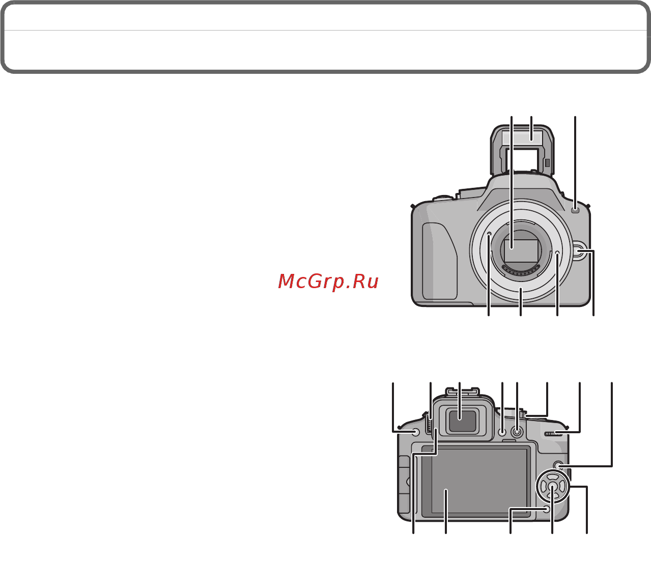 Panasonic DMC-G3KEE-K Black [8/48] Названия и функции составных частей