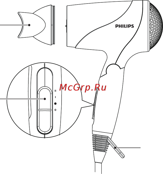 Philips HP 8106/00 Инструкция по эксплуатации онлайн [2/6] 48386