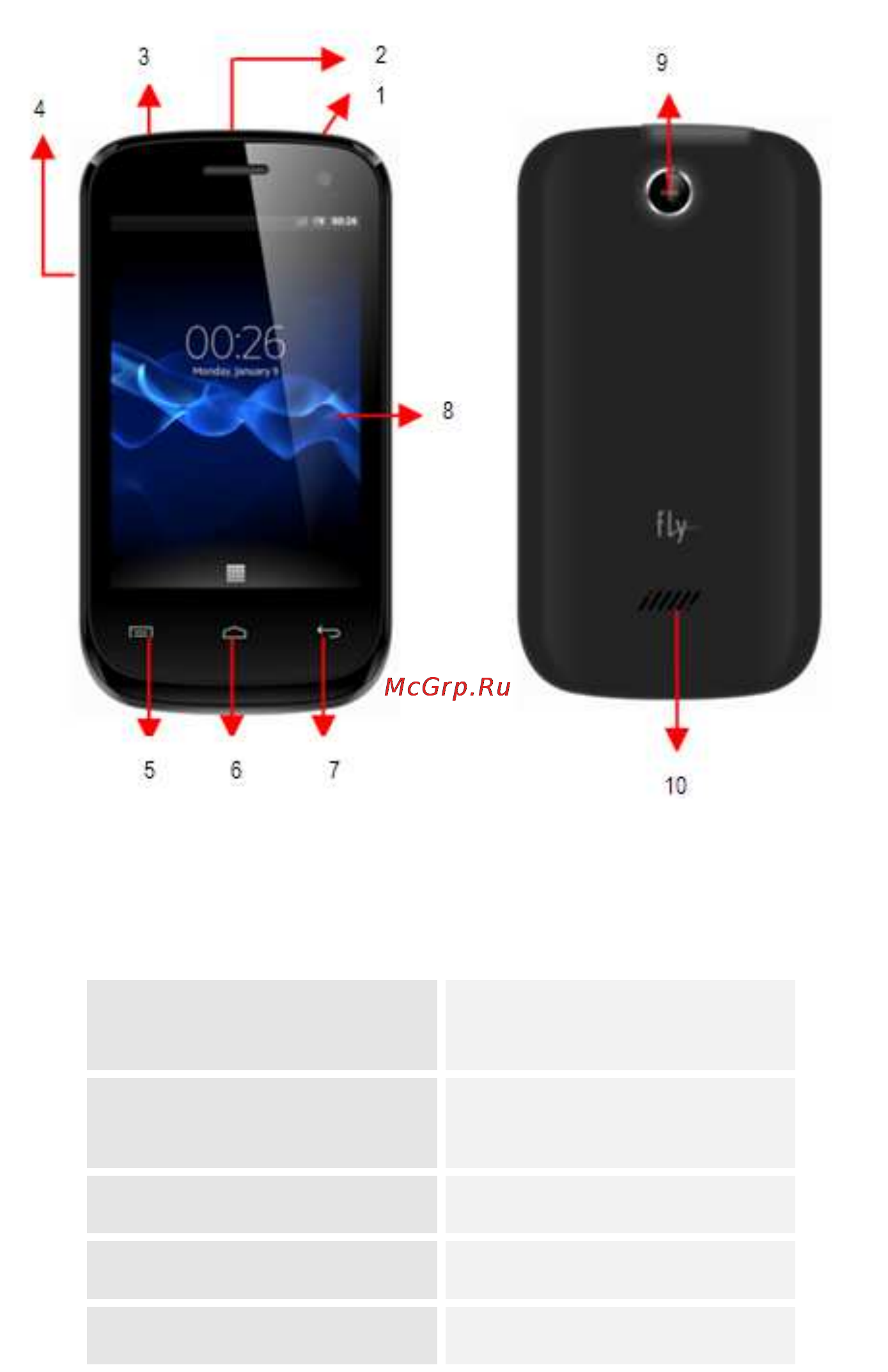 Fly IQ246 Power [10/47] Конструкция телефона