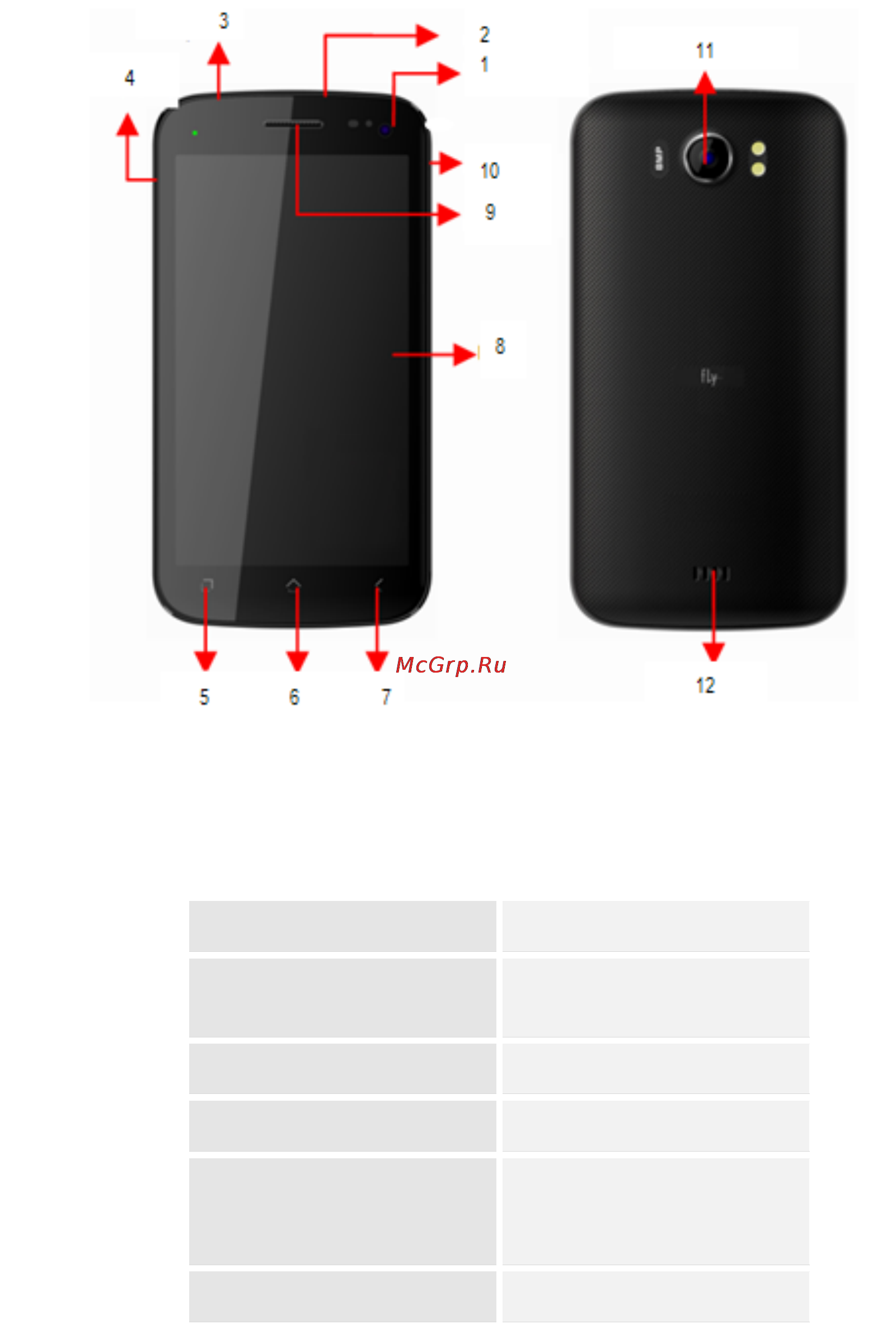 Fly IQ450 Horizon [10/46] Конструкция телефона