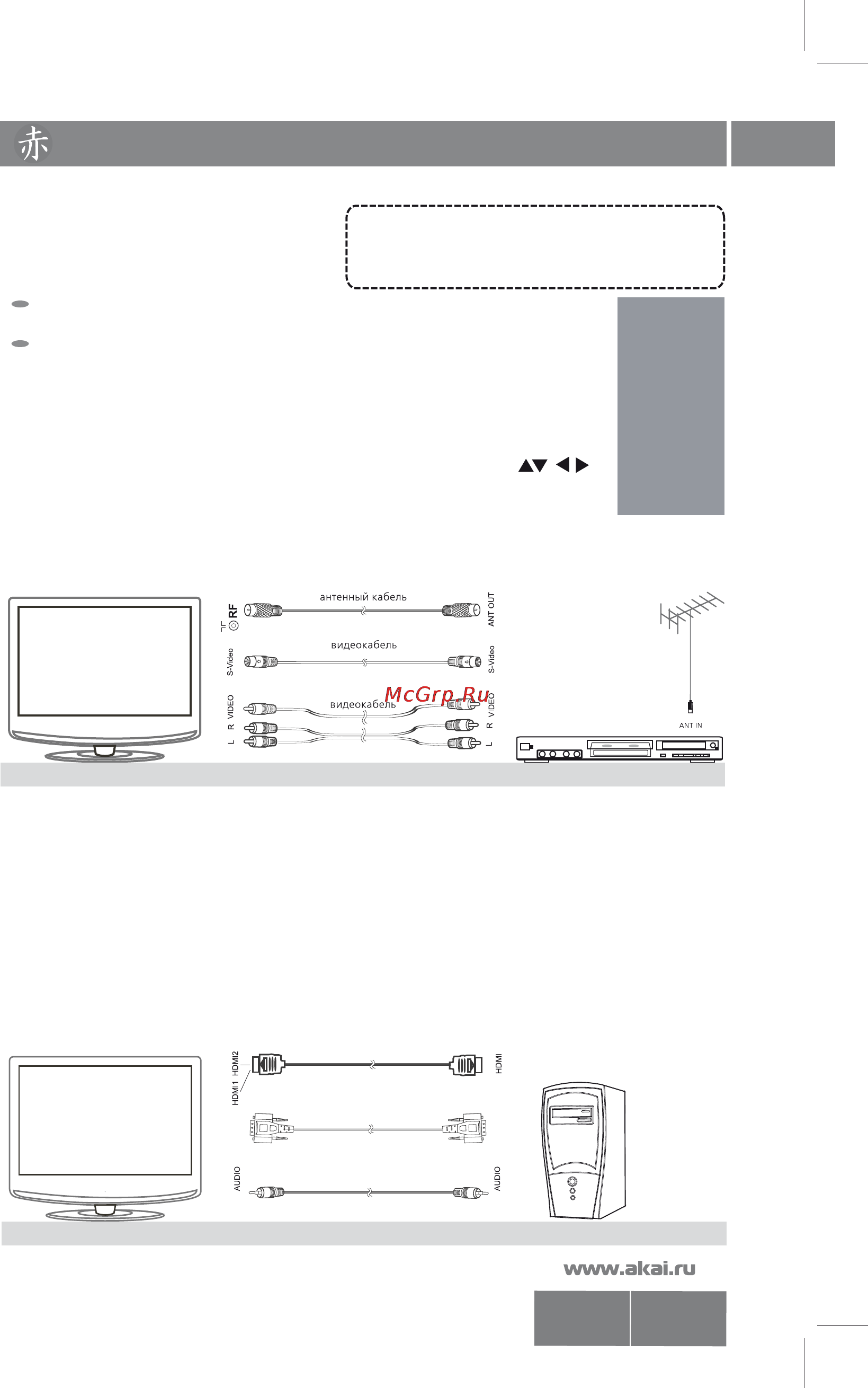 Akai LTA-32N688HCP [9/23] Hdmi1 hdmi2