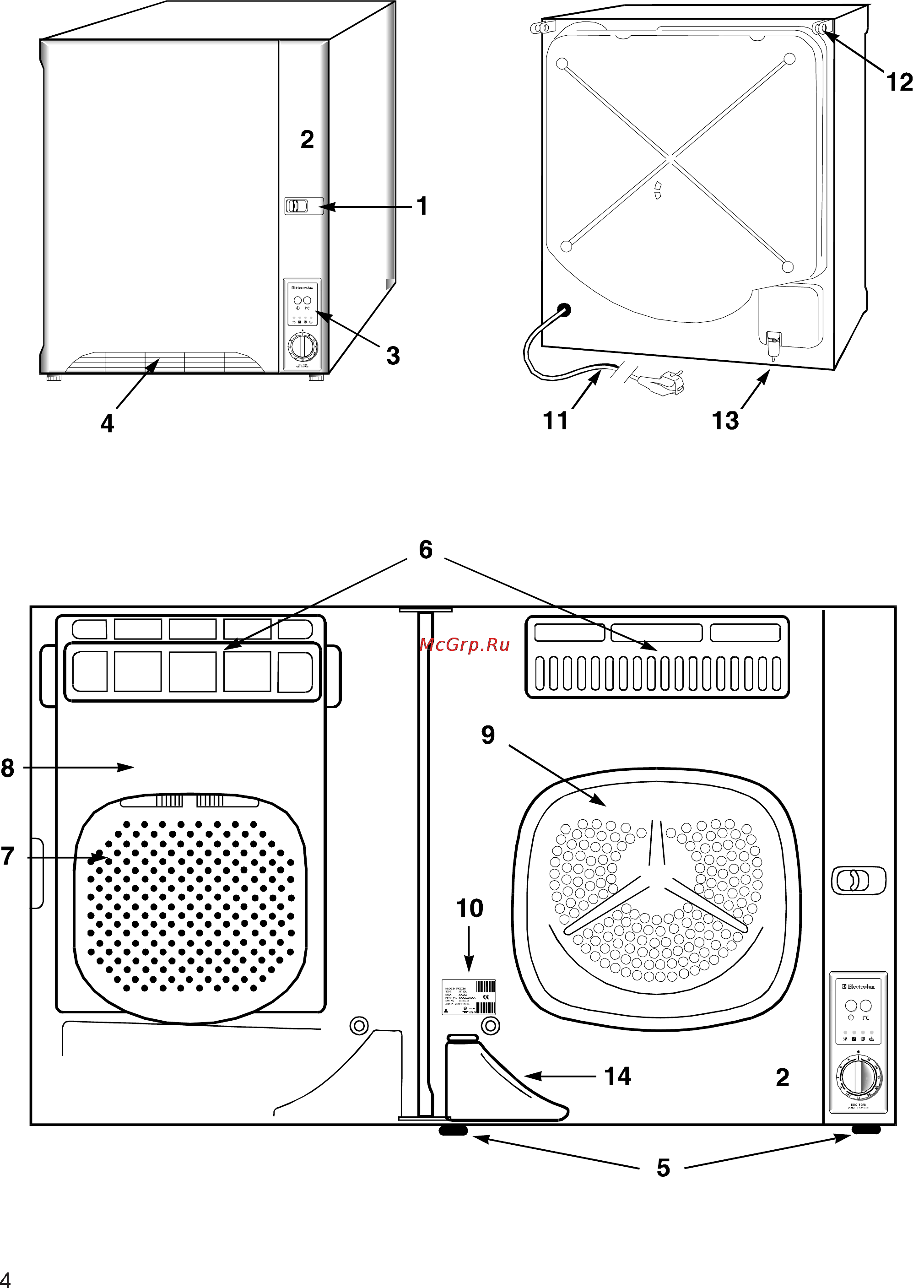 Electrolux EDC 350 E Инструкция по эксплуатации онлайн [4/15] 48557