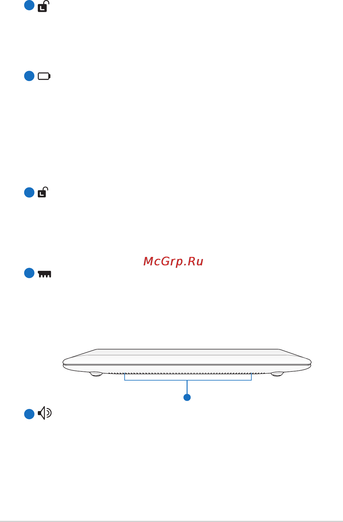 Asus Eee PC 1005PXD [14/62] Передняя сторона