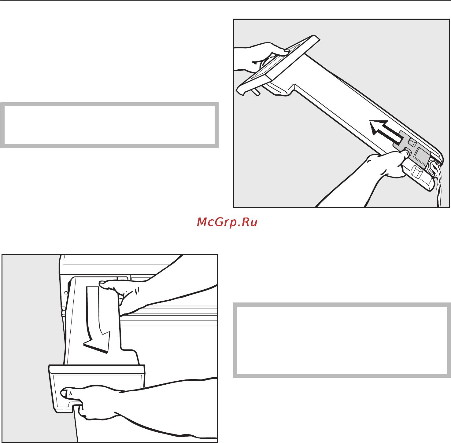 Miele Gala Grande T 8000 C [23/60] Îïîðîæíåíèå åìêîñòè äëÿ êîíäåíñàòà 23