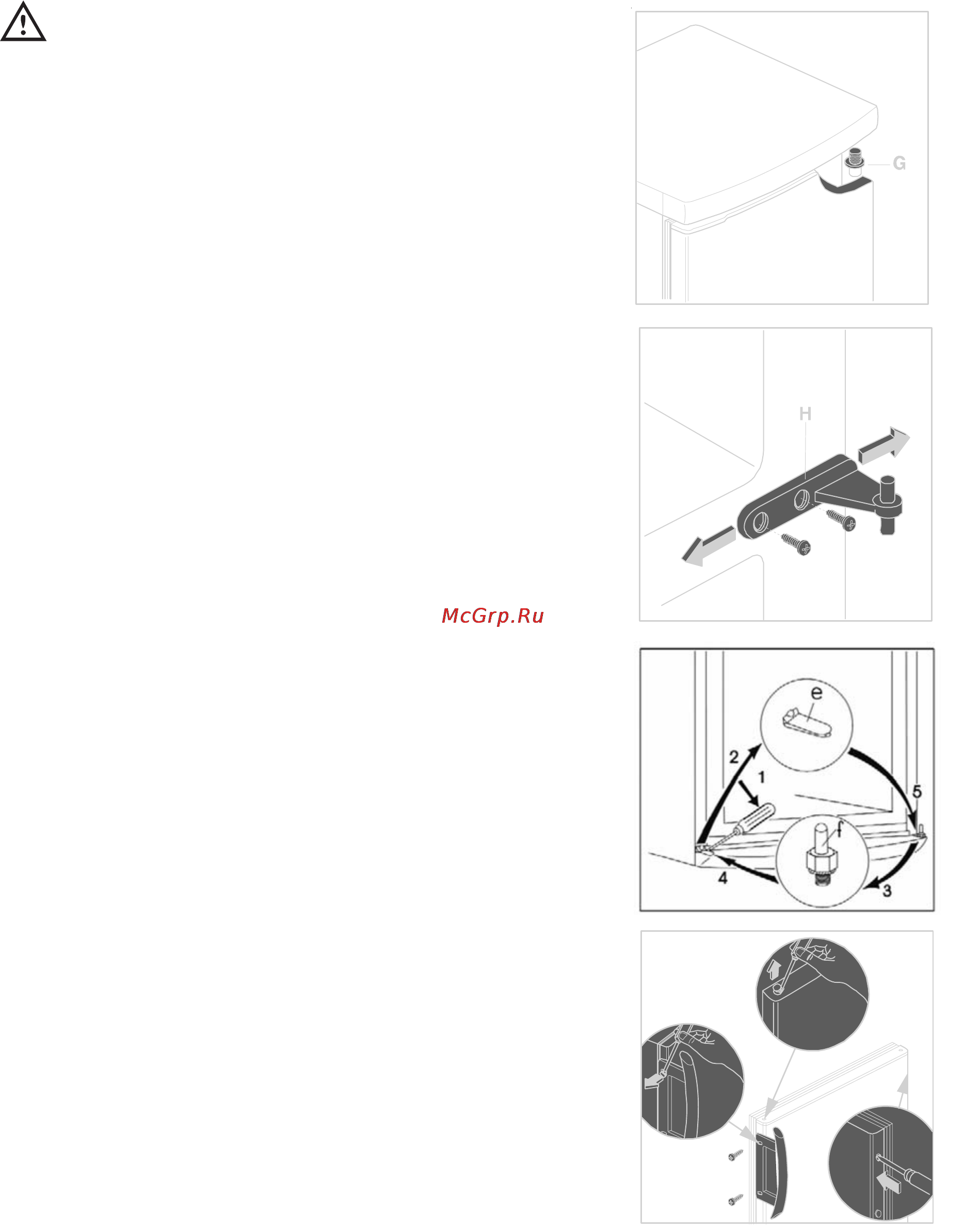 Electrolux ERD 3420 [14/16] Изменение направления открытия дверей
