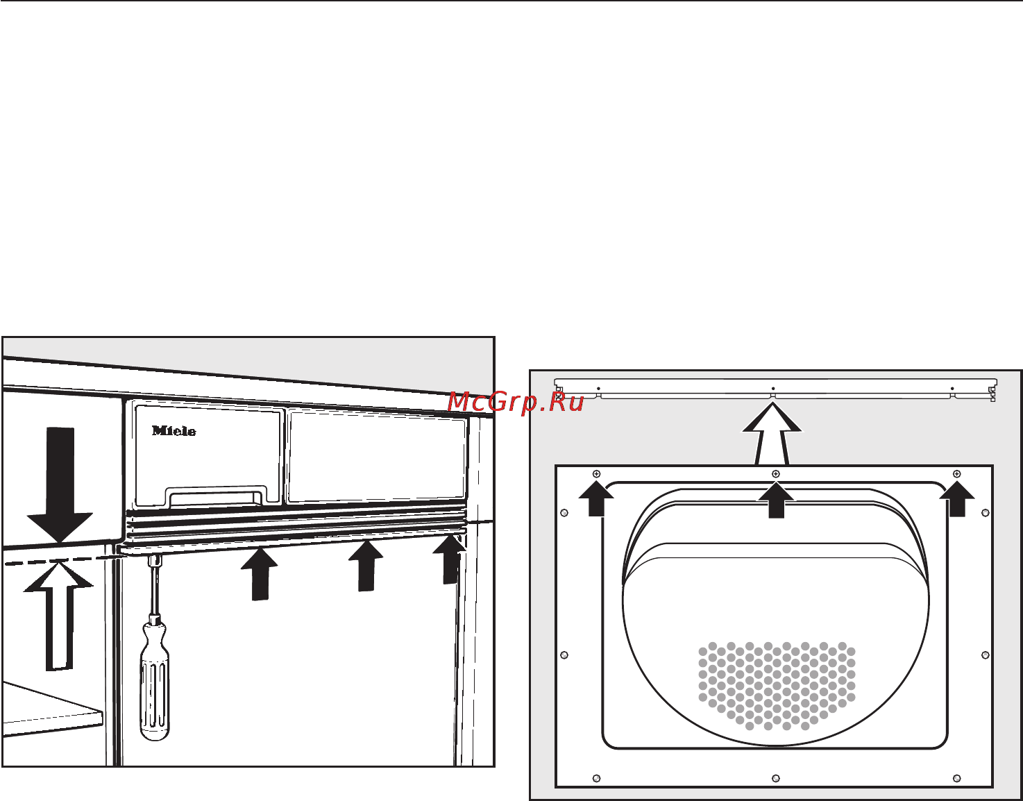 Miele T 4809 Ci [42/64] Установка и подключение