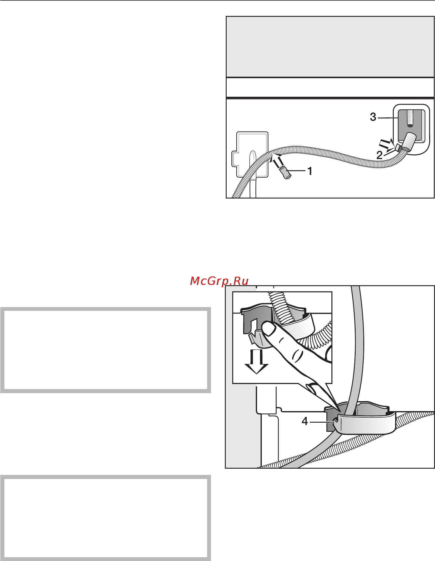 Miele T 4809 Ci [47/64] Ïðîêëàäêà ñëèâíîãî øëàíãà 47