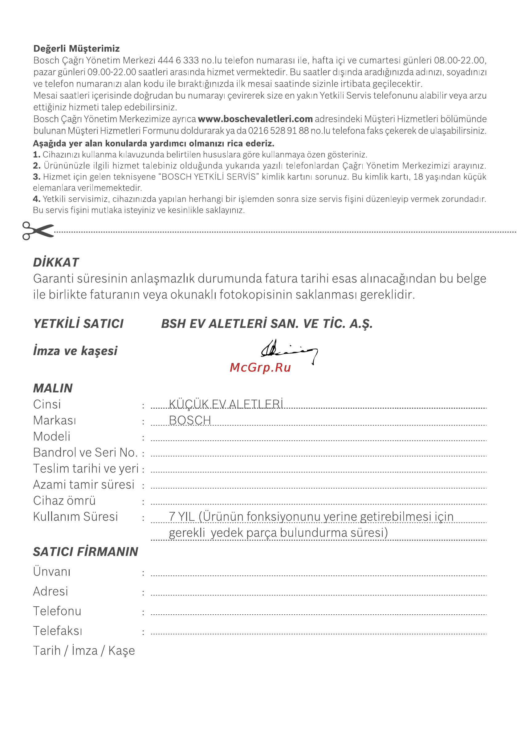 Bosch MSM 7151 [41/65] Küç ük evaleil ri bqsgh