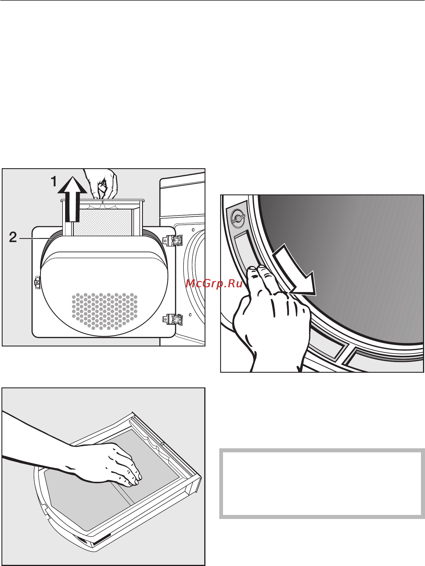 Miele T 8422 C [24/60] Èñòêà âîðñîâûõ ôèëüòðîâ 24