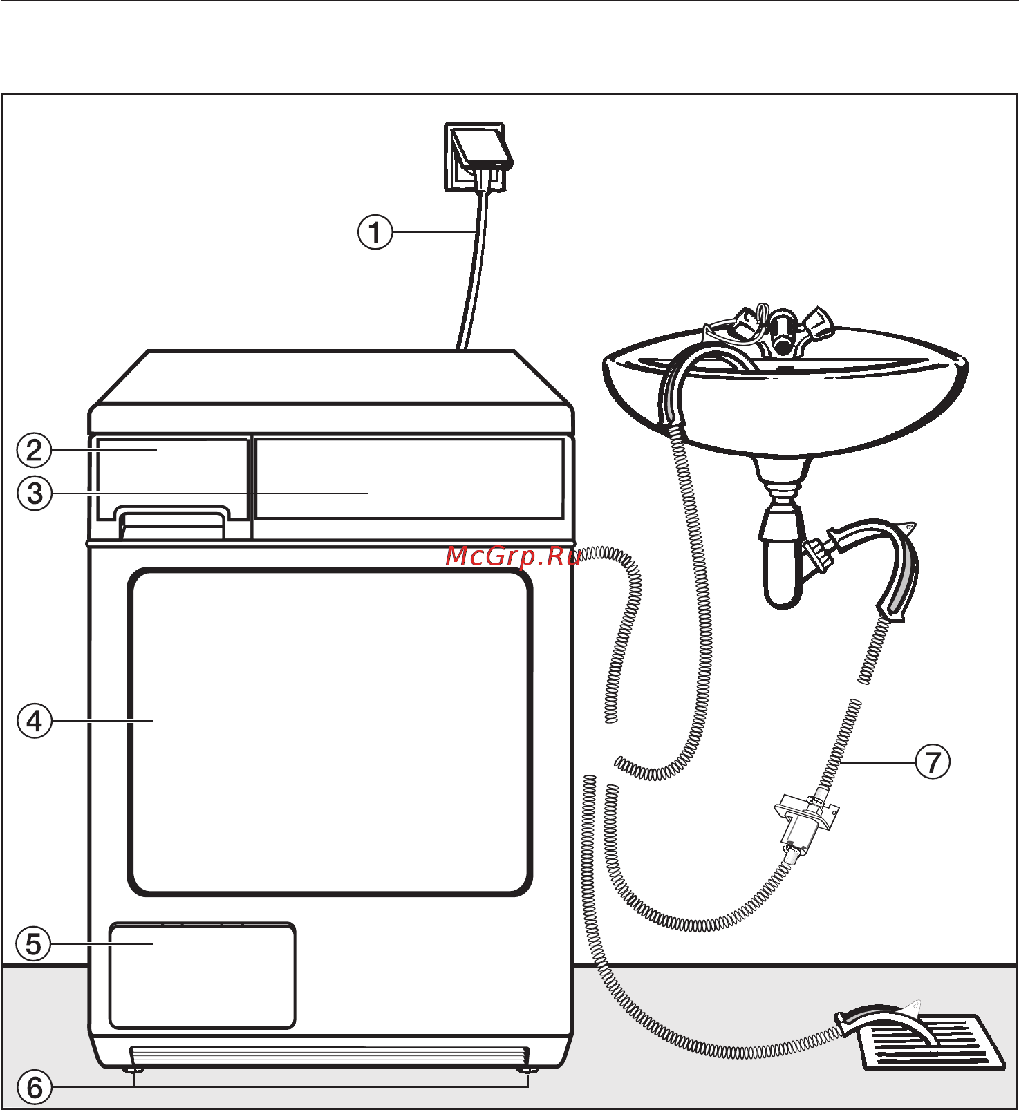 Miele T 8422 C [38/60] Óñòàíîâêà è ïîäêëþ åíèå 38