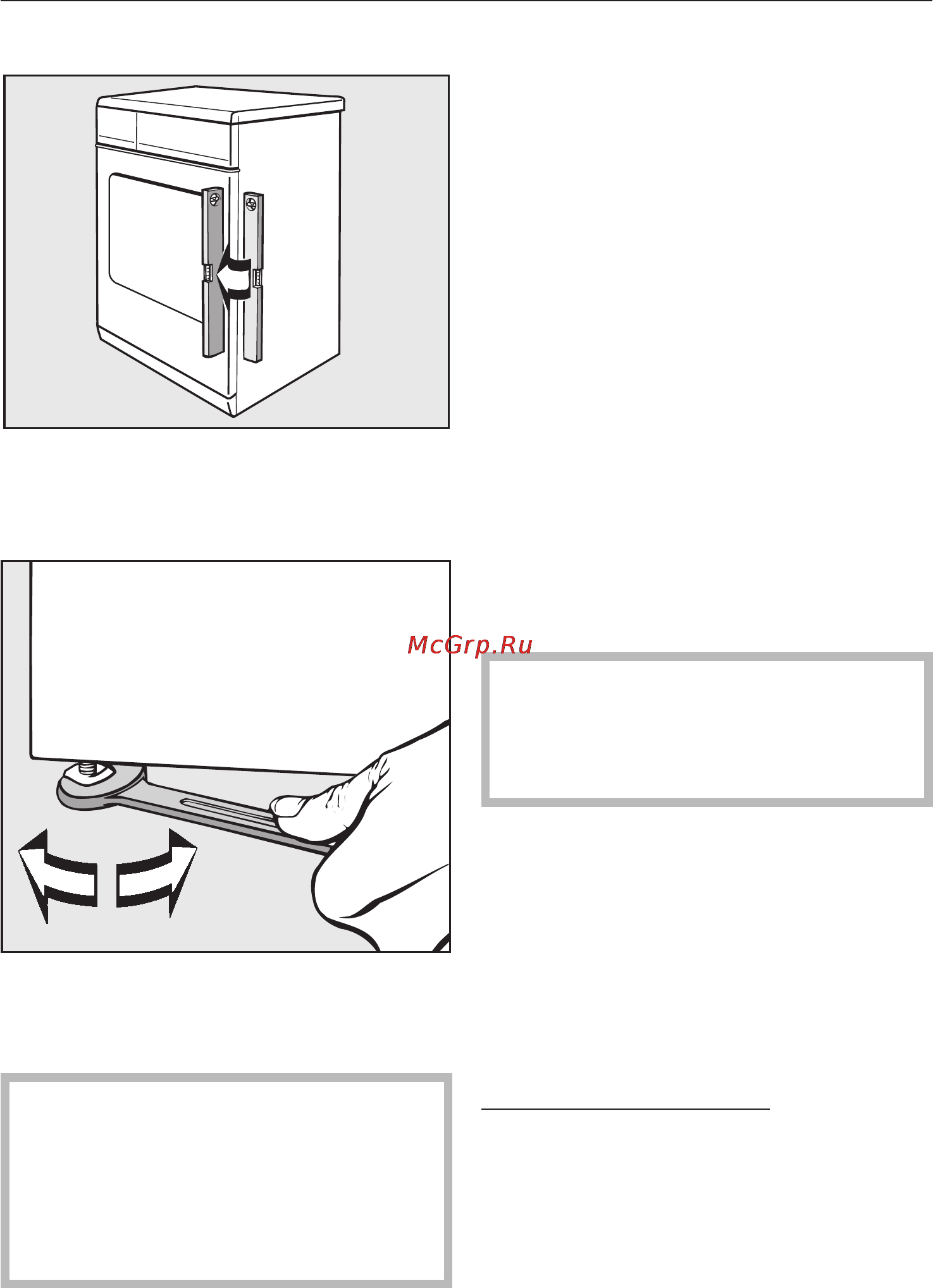 Miele T 8422 C [40/60] Âûðàâíèâàíèå ñóøèëüíîé ìàøèíû 40