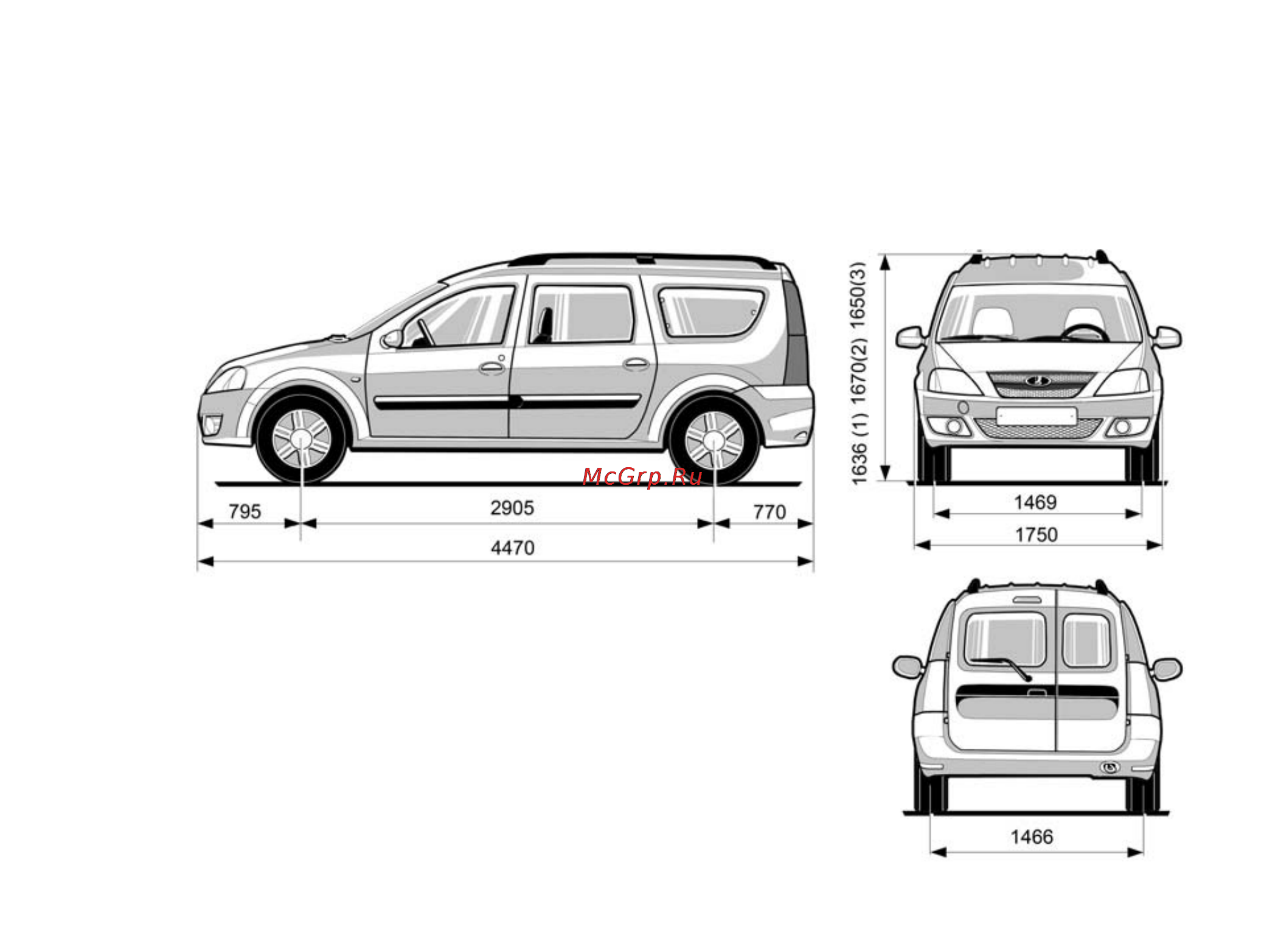 Lada Largus Инструкция по эксплуатации онлайн [124/129] 48765