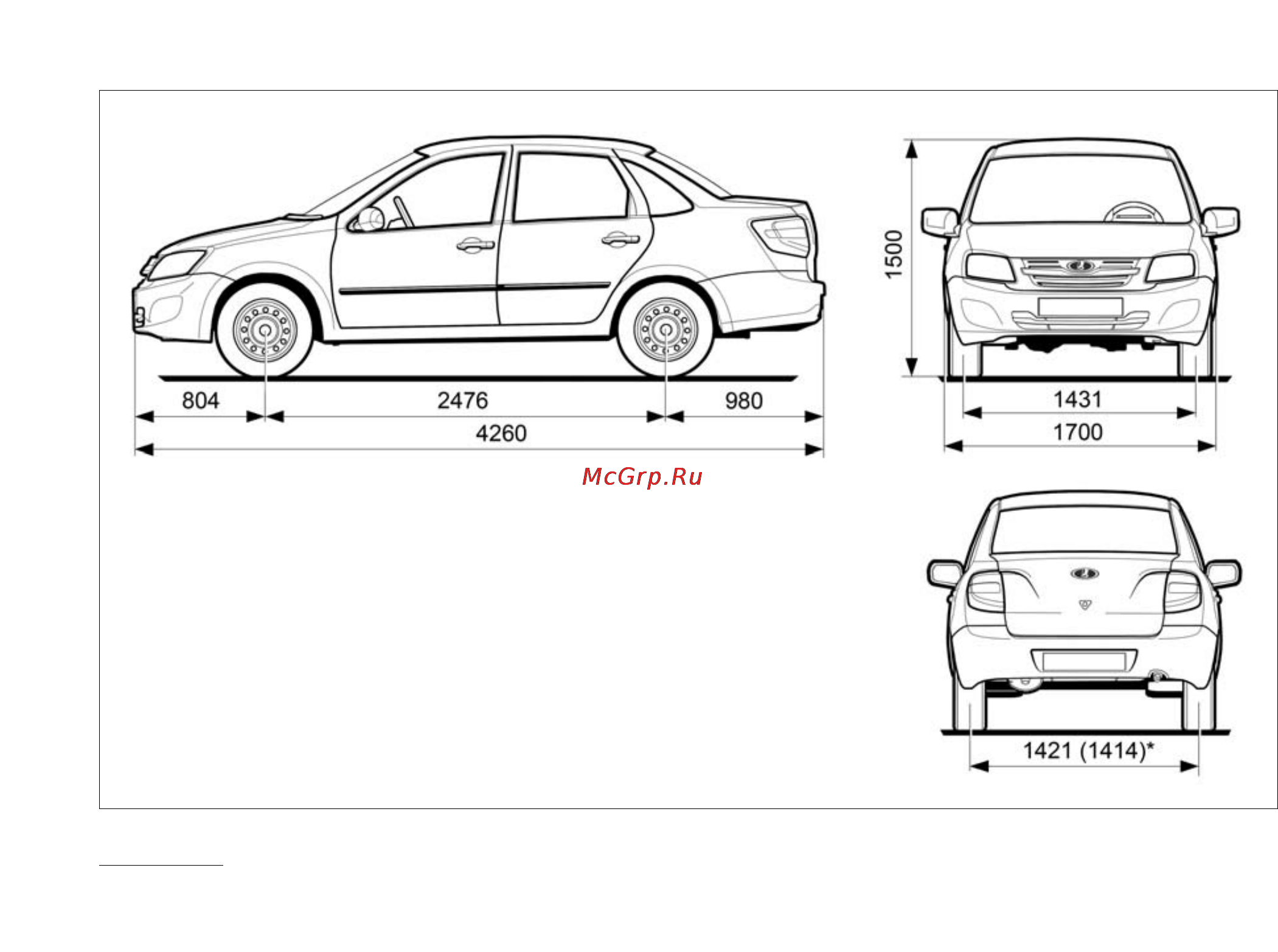 Lada Granta Инструкция по эксплуатации онлайн [83/99] 48768