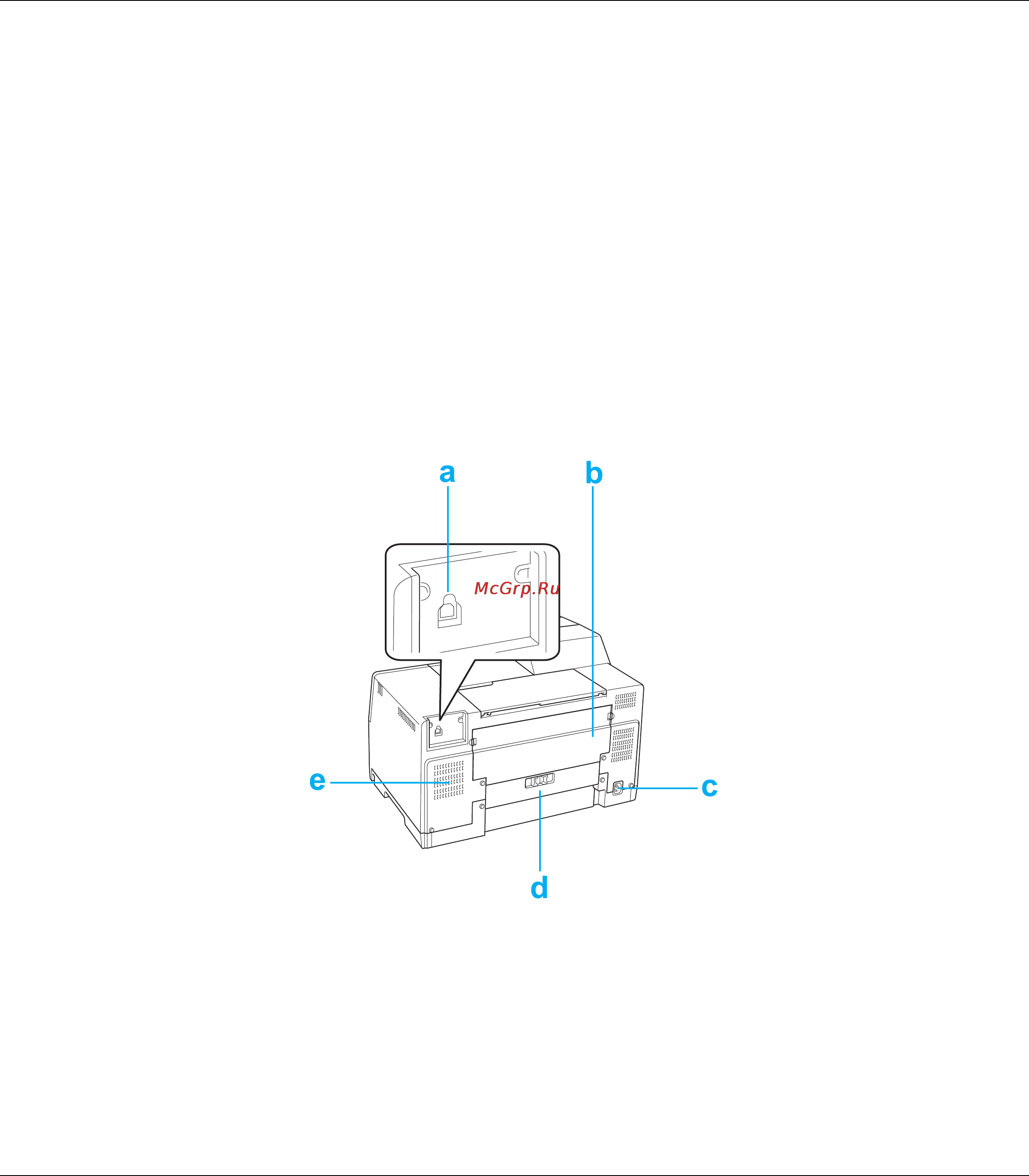 Epson B-300 [160/174] Вид сзади