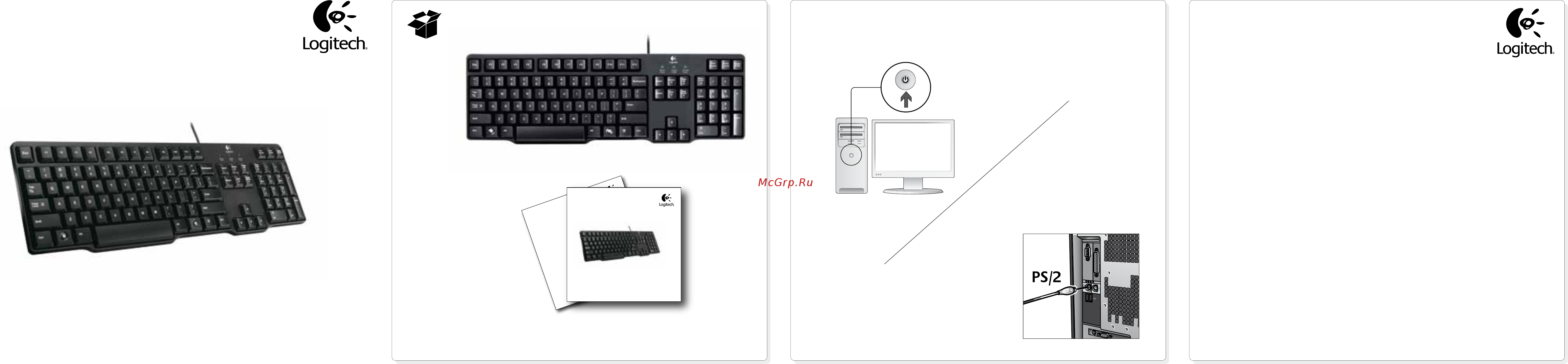 Logitech Classic K100 Инструкция по эксплуатации онлайн