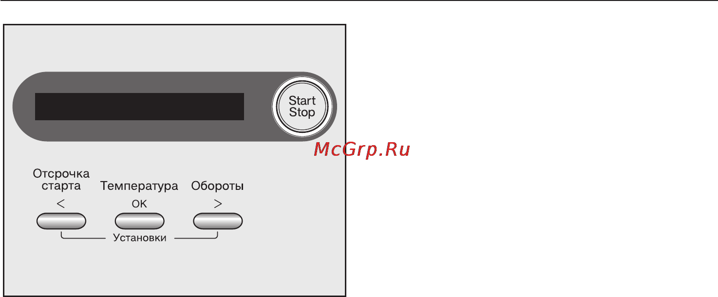 Miele W 5834 WPS [11/72] Управление стиральной машиной