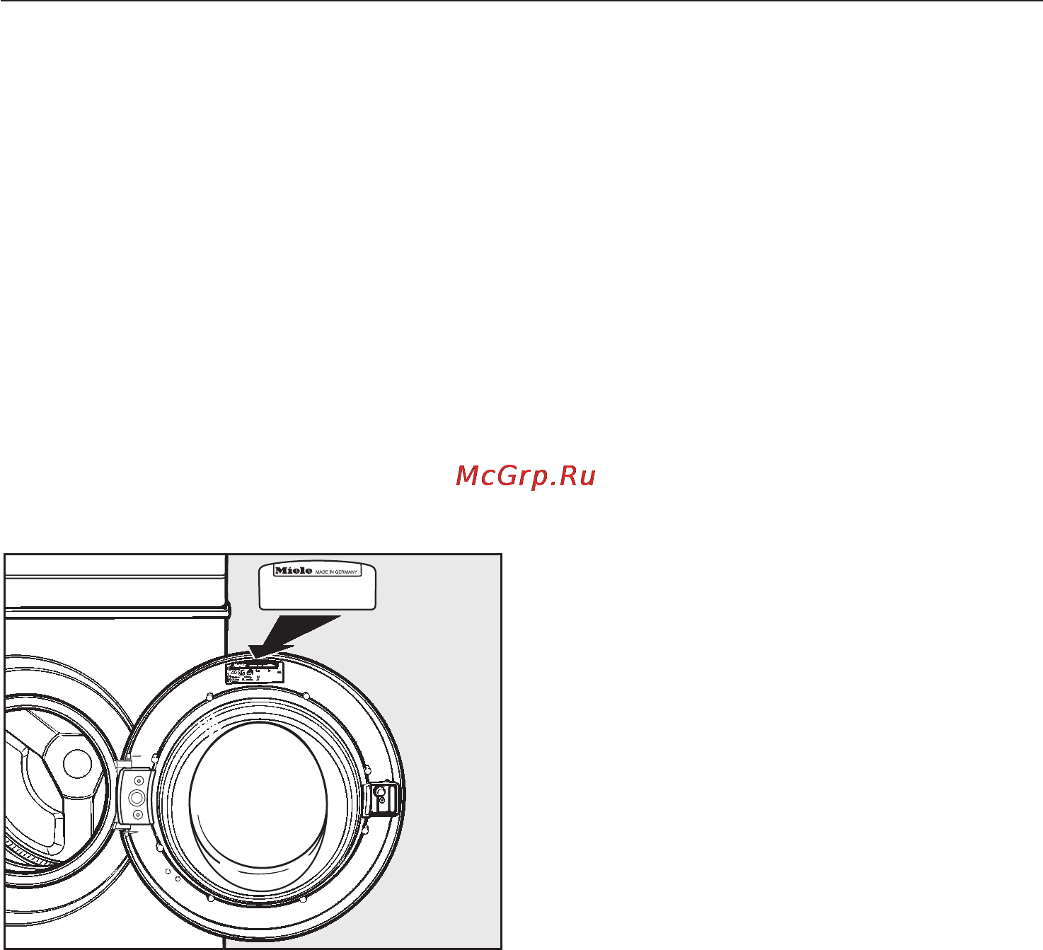 Miele W 5834 WPS [45/72] Ñåðòèôèêàò òîëüêî äëÿ ðô 45