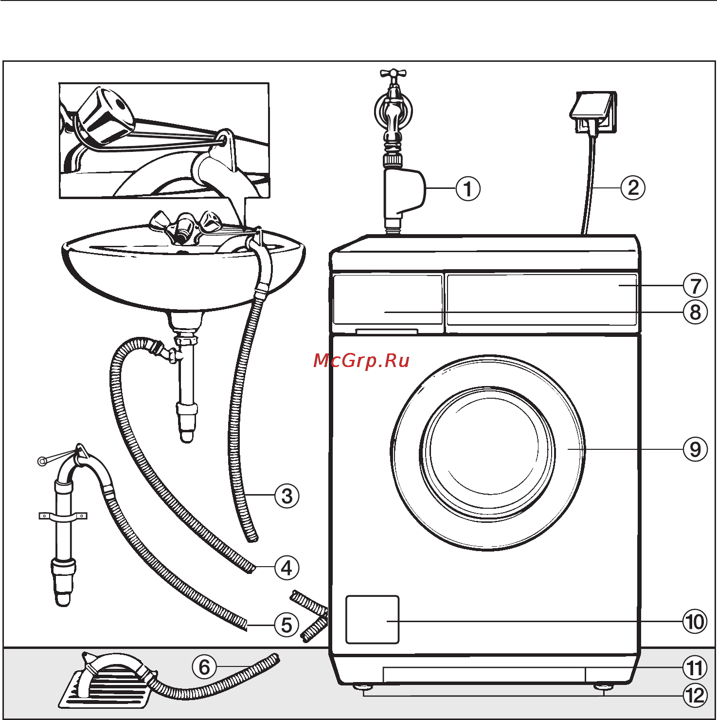 Miele W 5834 WPS [47/72] Âèä ñïåðåäè 47