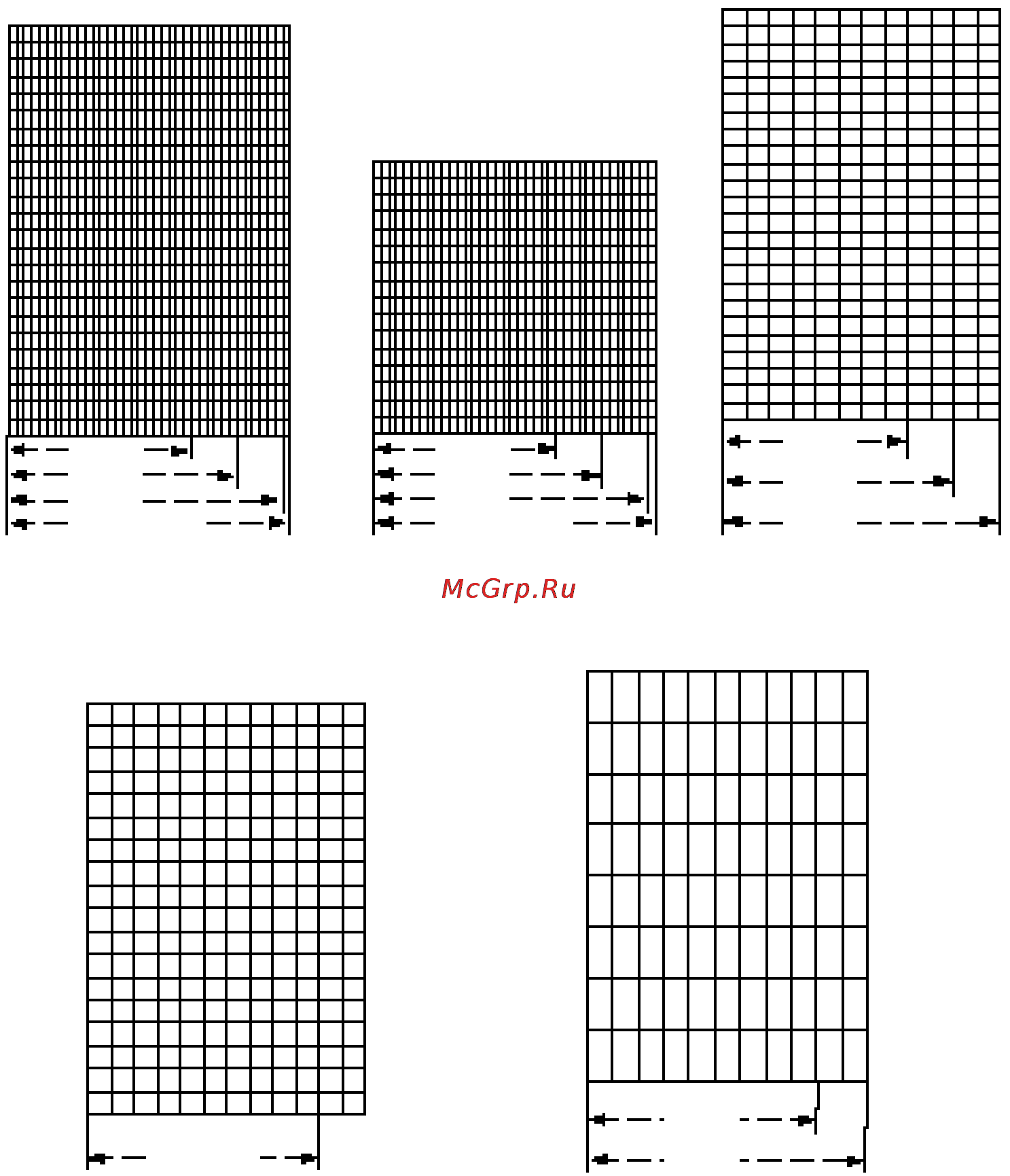 Epson Stylus Pro XL+ [251/573] The diagrams below show the planning grids for lq nlq and draft mode characters