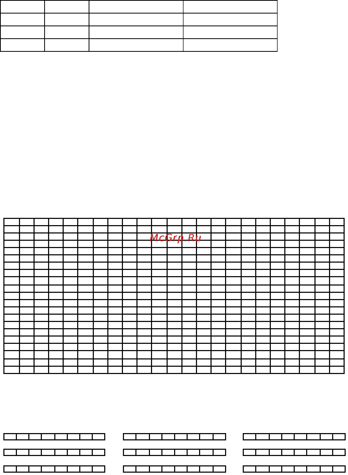 Epson Stylus 820 [307/573] After plotting the design divide the grid into groups one dot high and eight dots wide