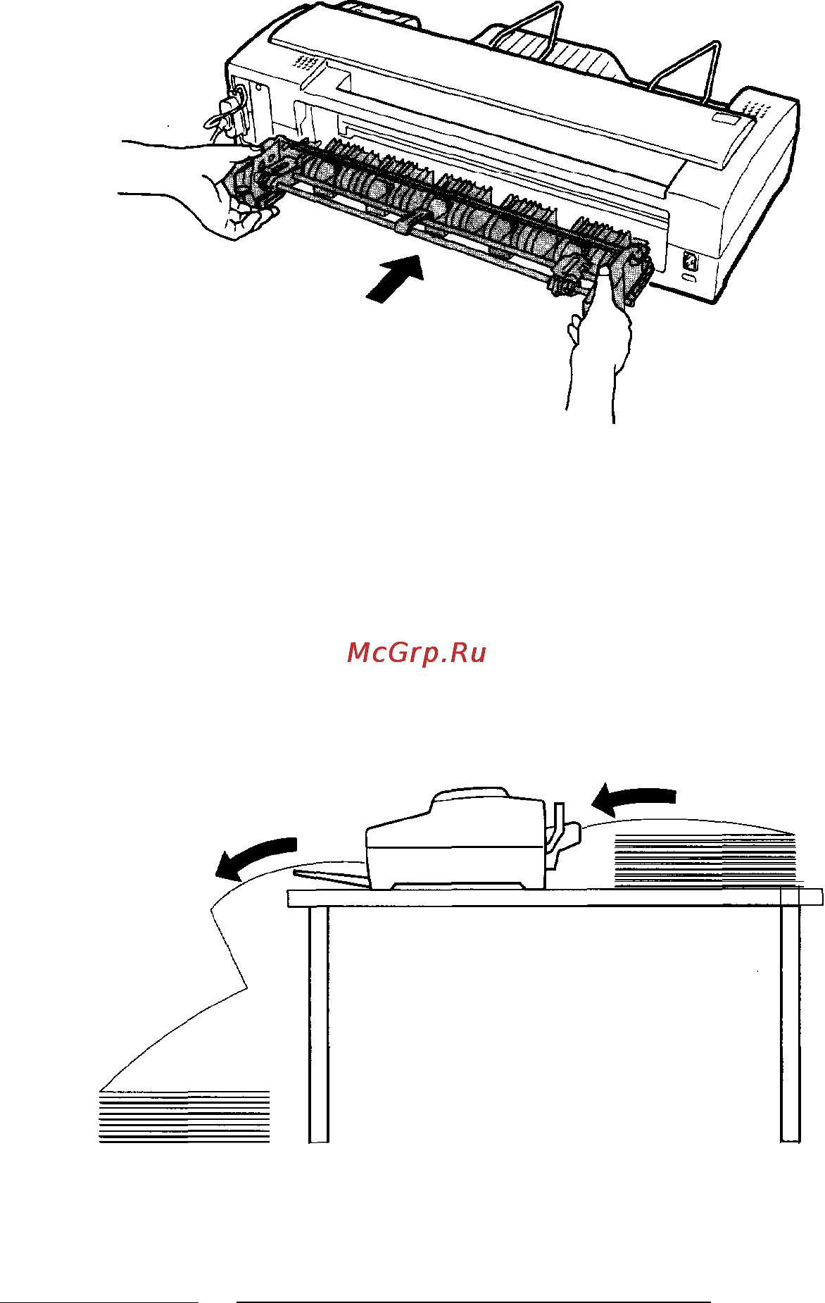 Epson Stylus 1000 [39/123] Loading continuous paper
