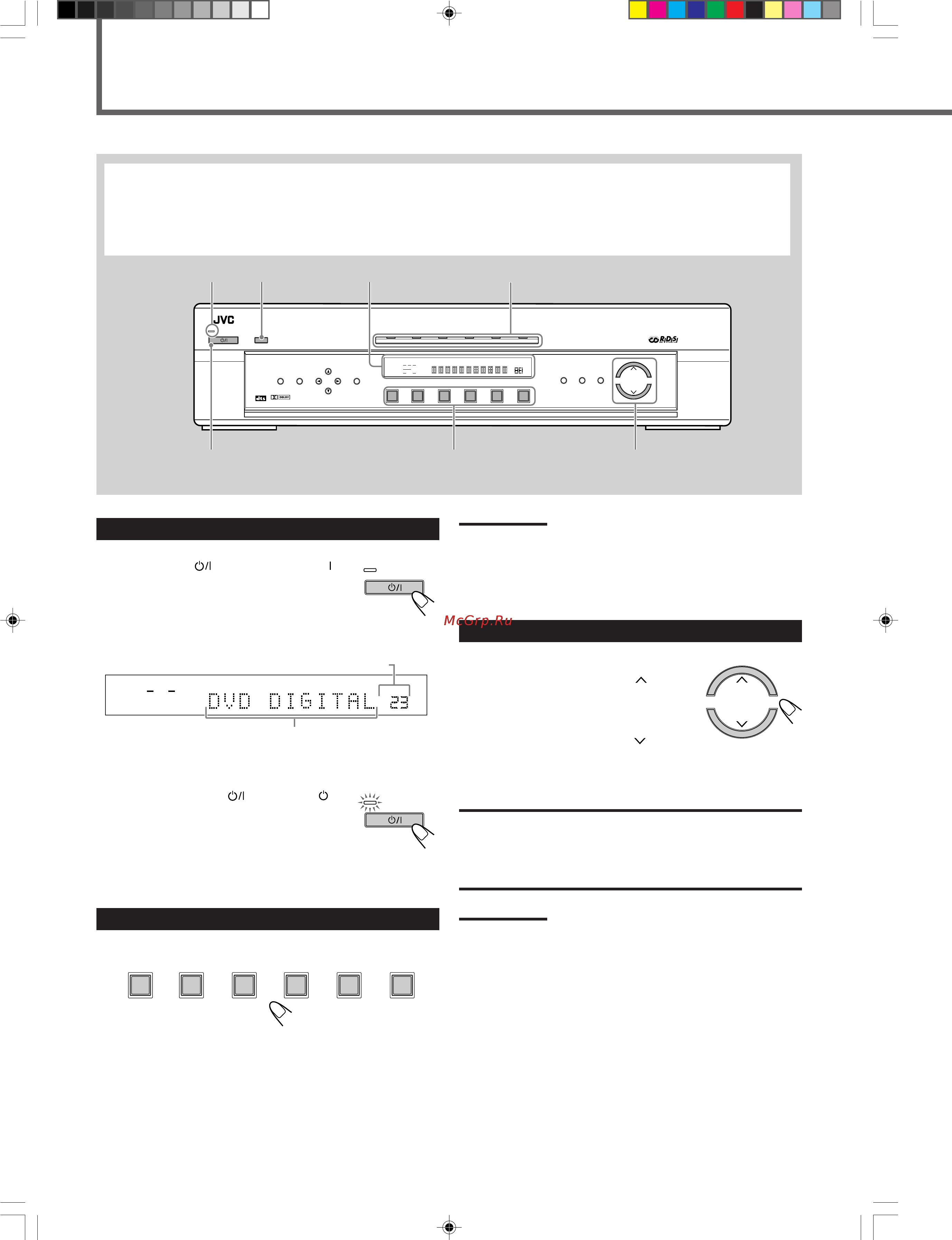 JVC RX-E100RSB [11/50] Основные операции