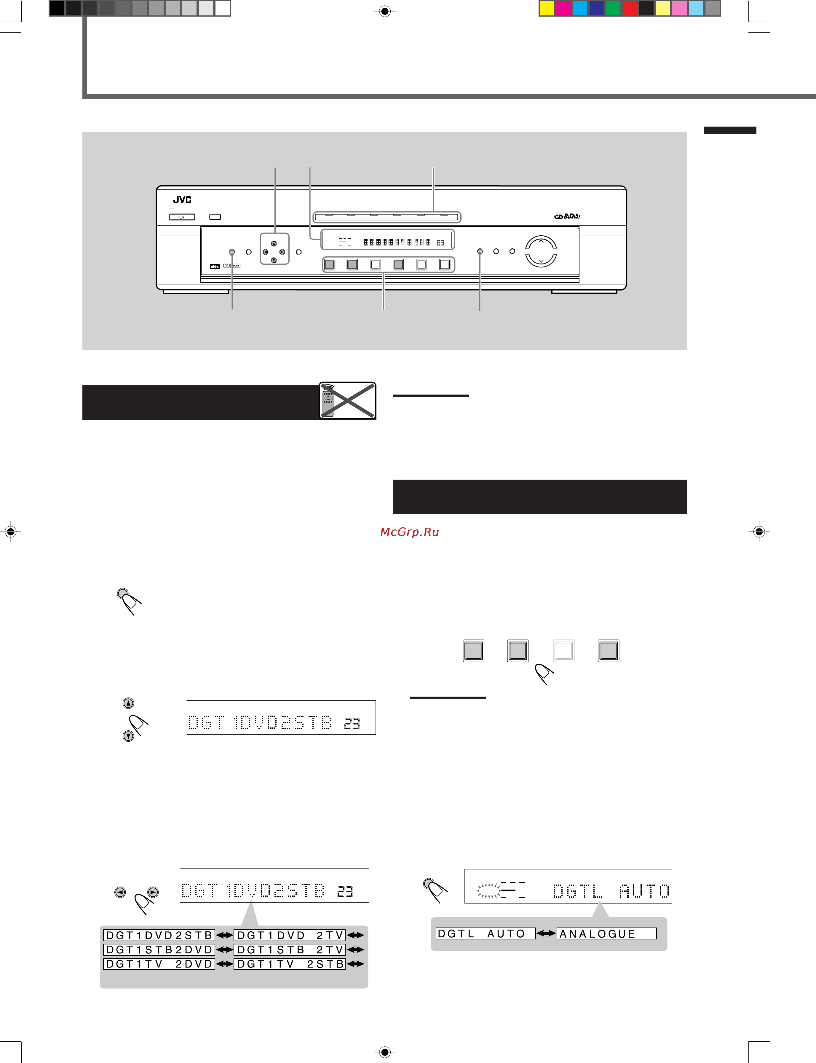 JVC RX-E100RSB [14/50] Основные настройки