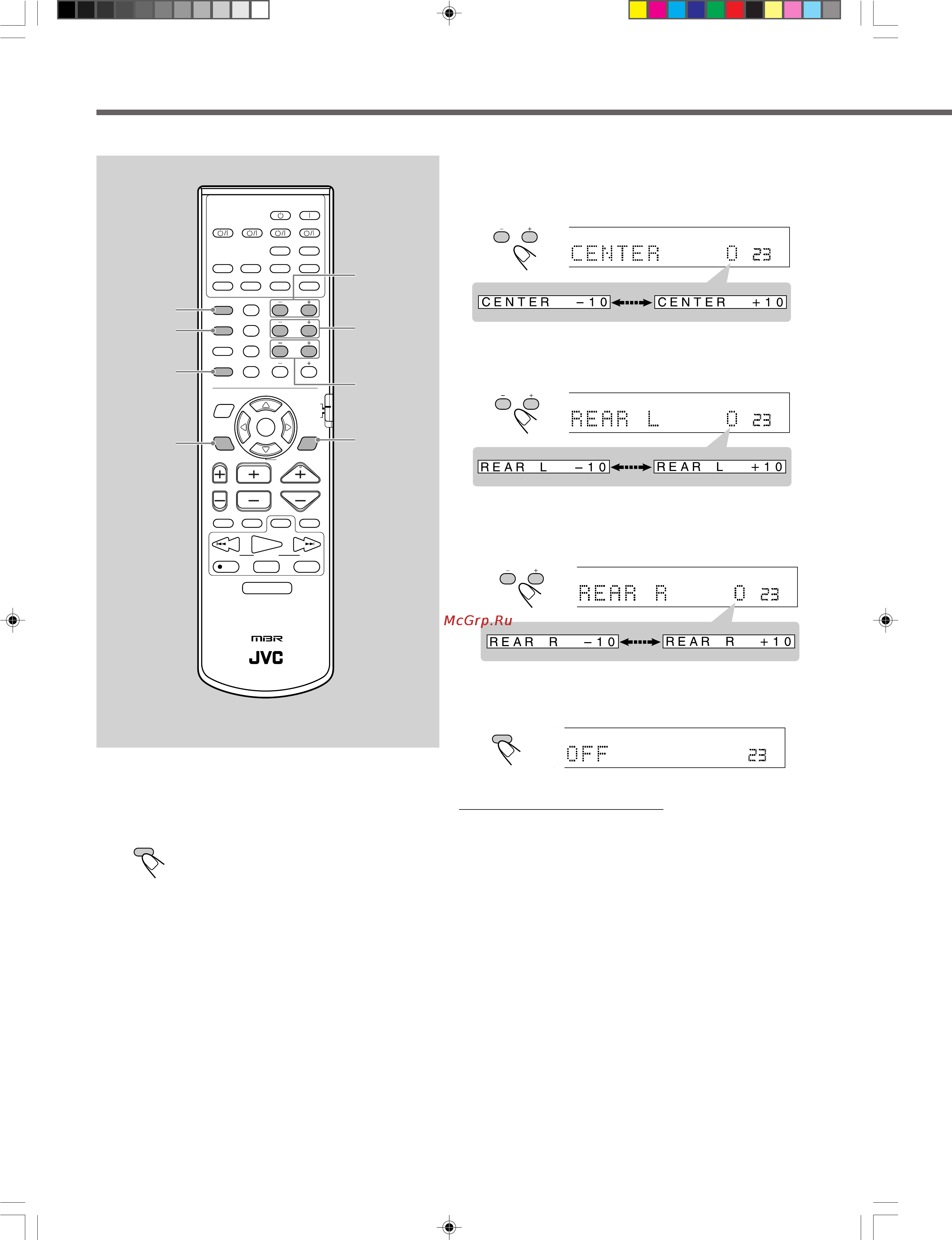 JVC RX-E100RSB [35/50] Channel volume tv vol