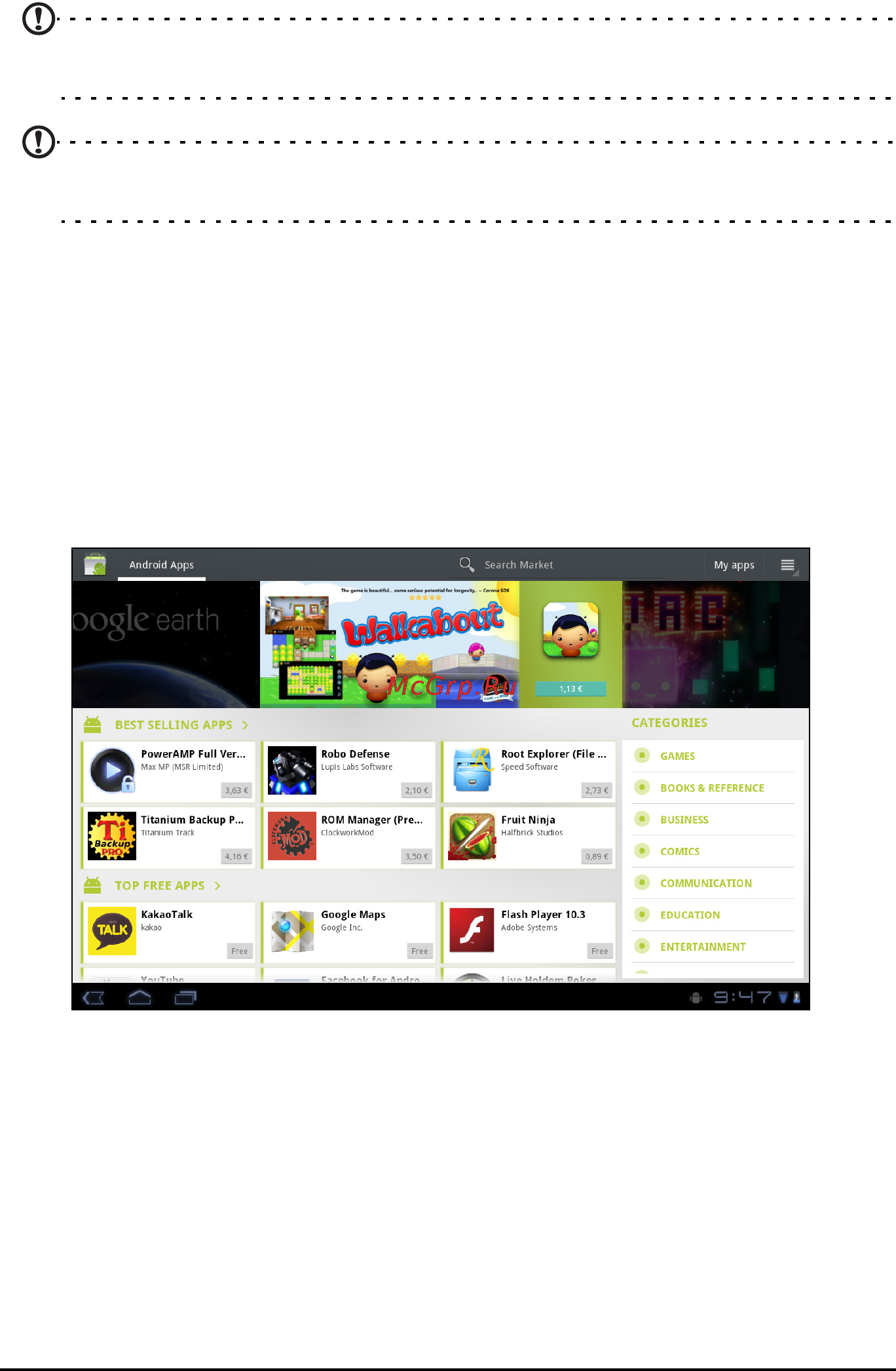 Packard Bell Liberty Tab 32GB [34/66] Android market