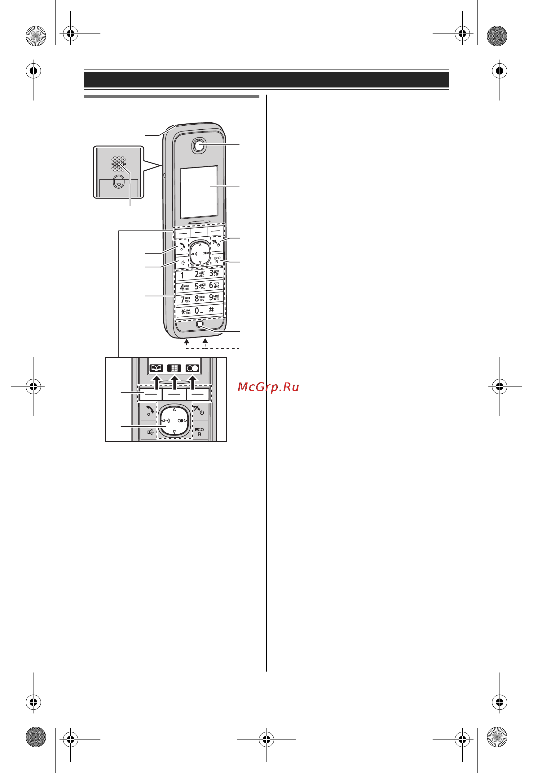 Panasonic KX-TG8611RUM [12/84] Трубка