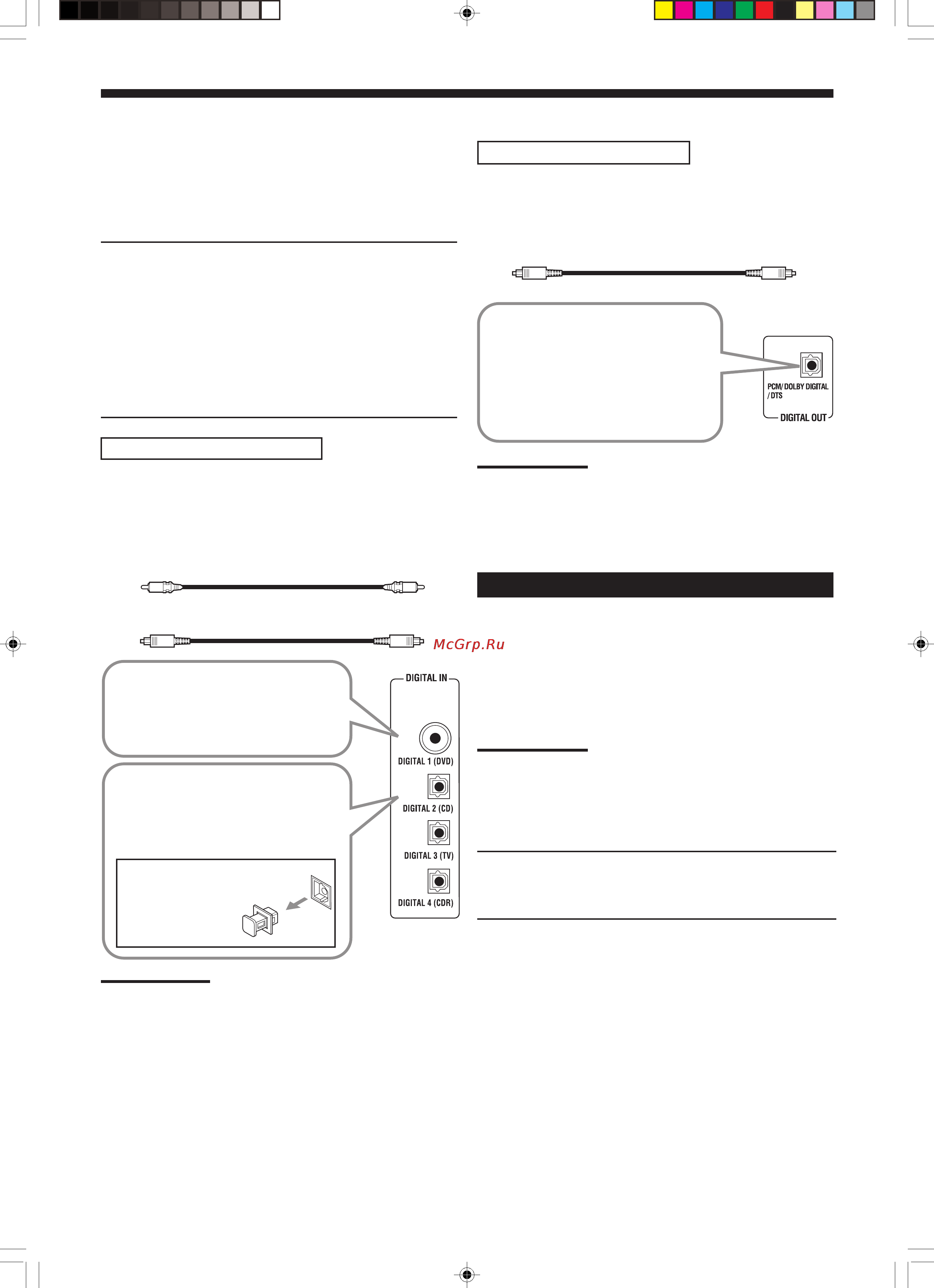 JVC RX-7032 [13/48] Входные цифровые разъемы