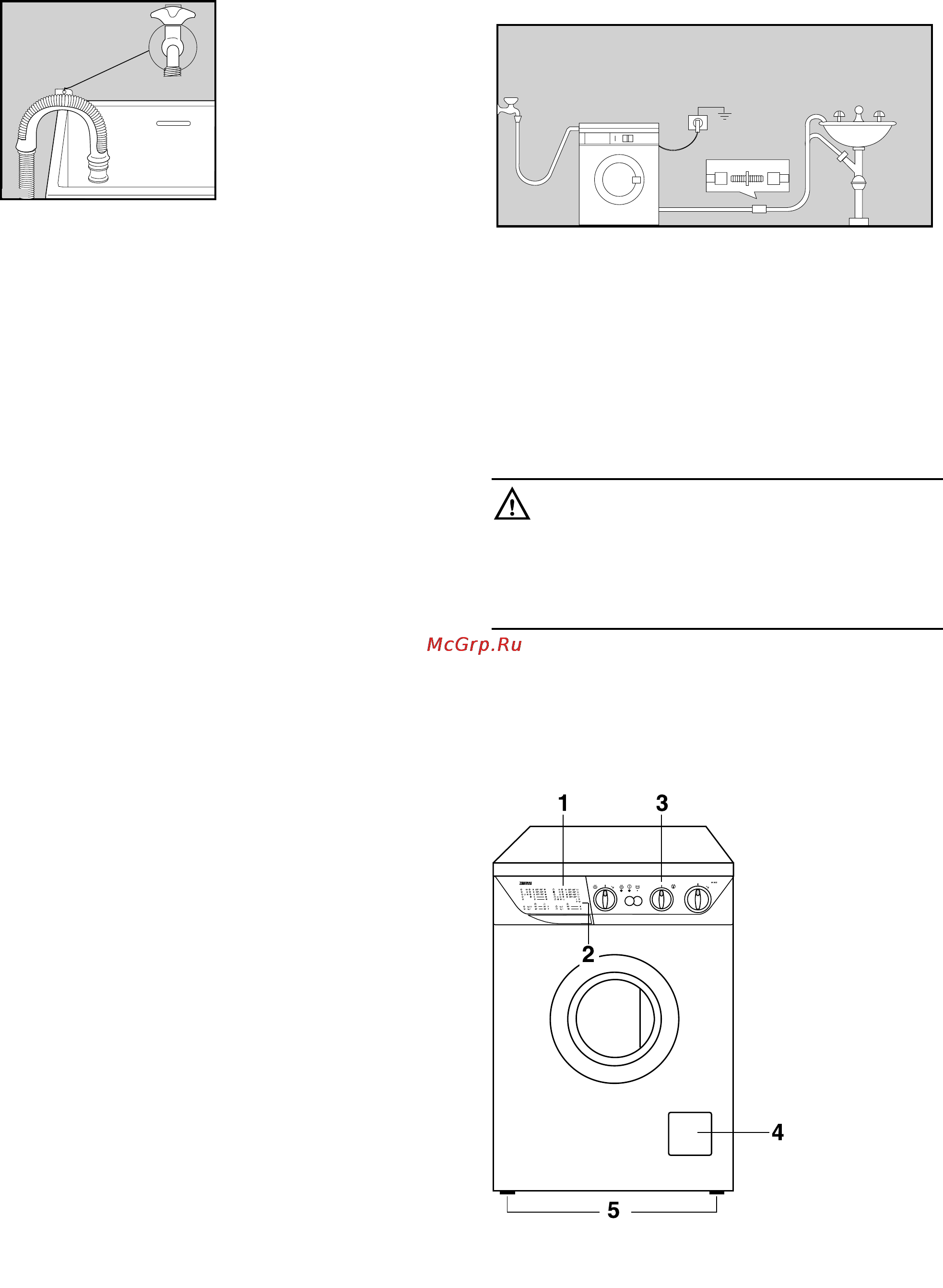 Zanussi W802 [6/76] Description of the appliance