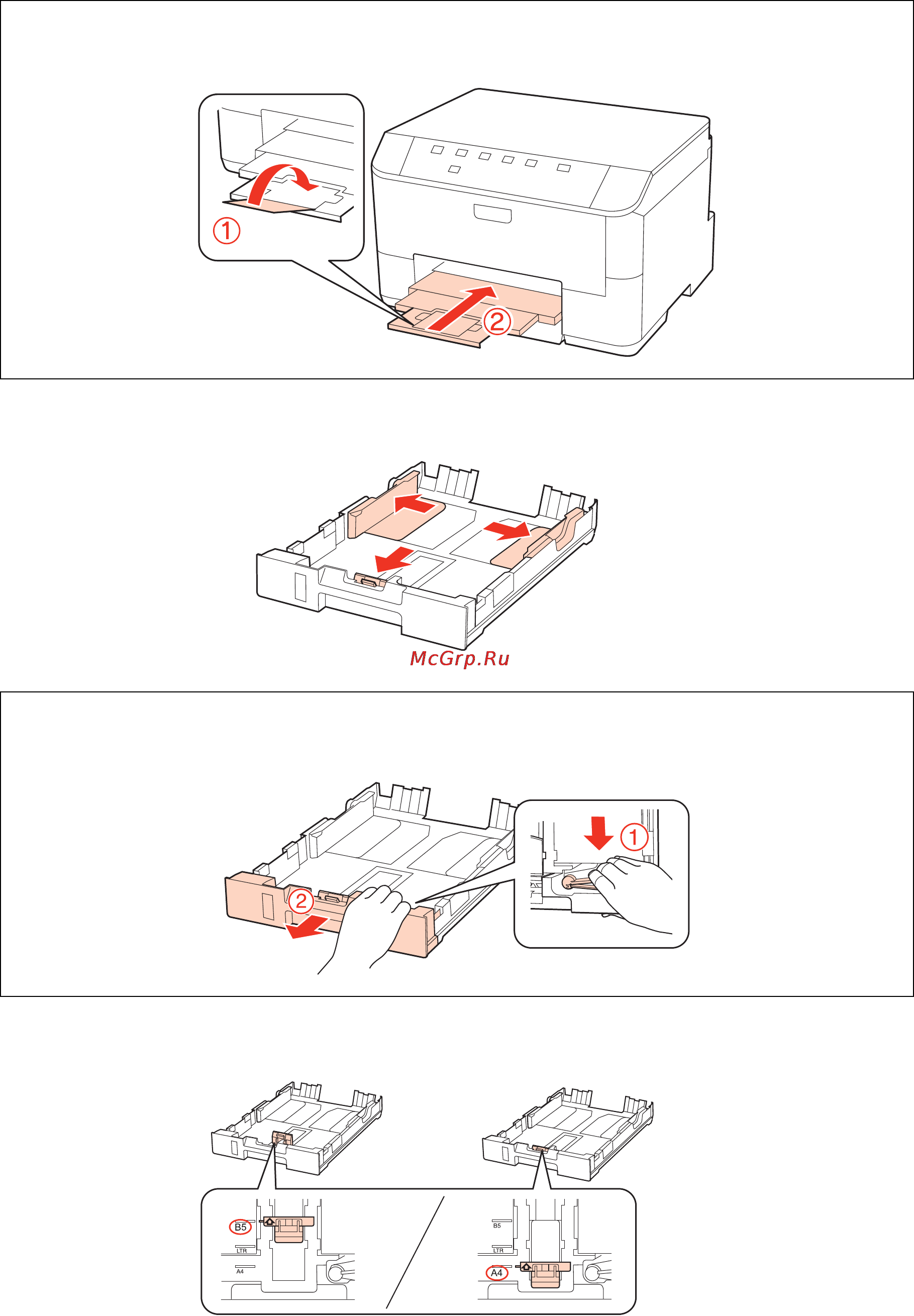 Epson WorkForce Pro WP-4015DN [20/117] Обращение с бумагой