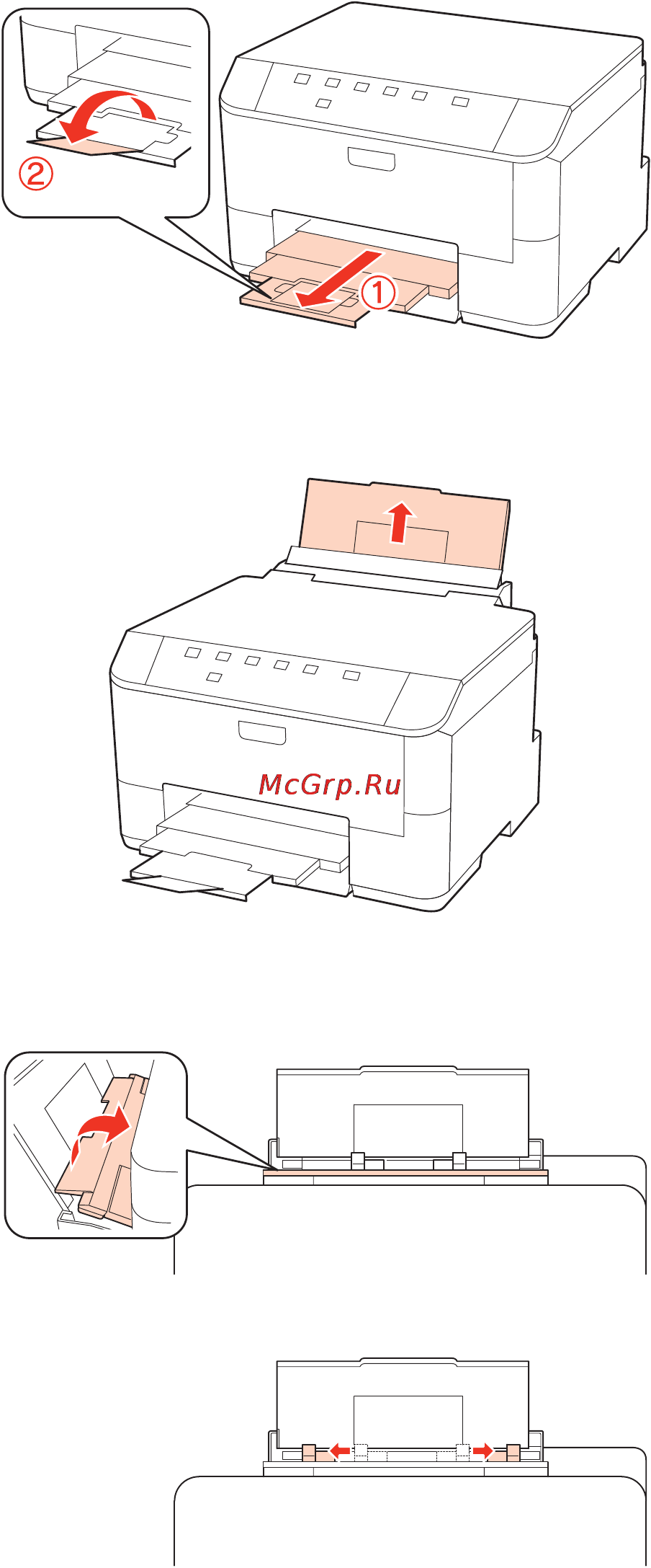 Epson WorkForce Pro WP-4015DN [25/117] Обращение с бумагой