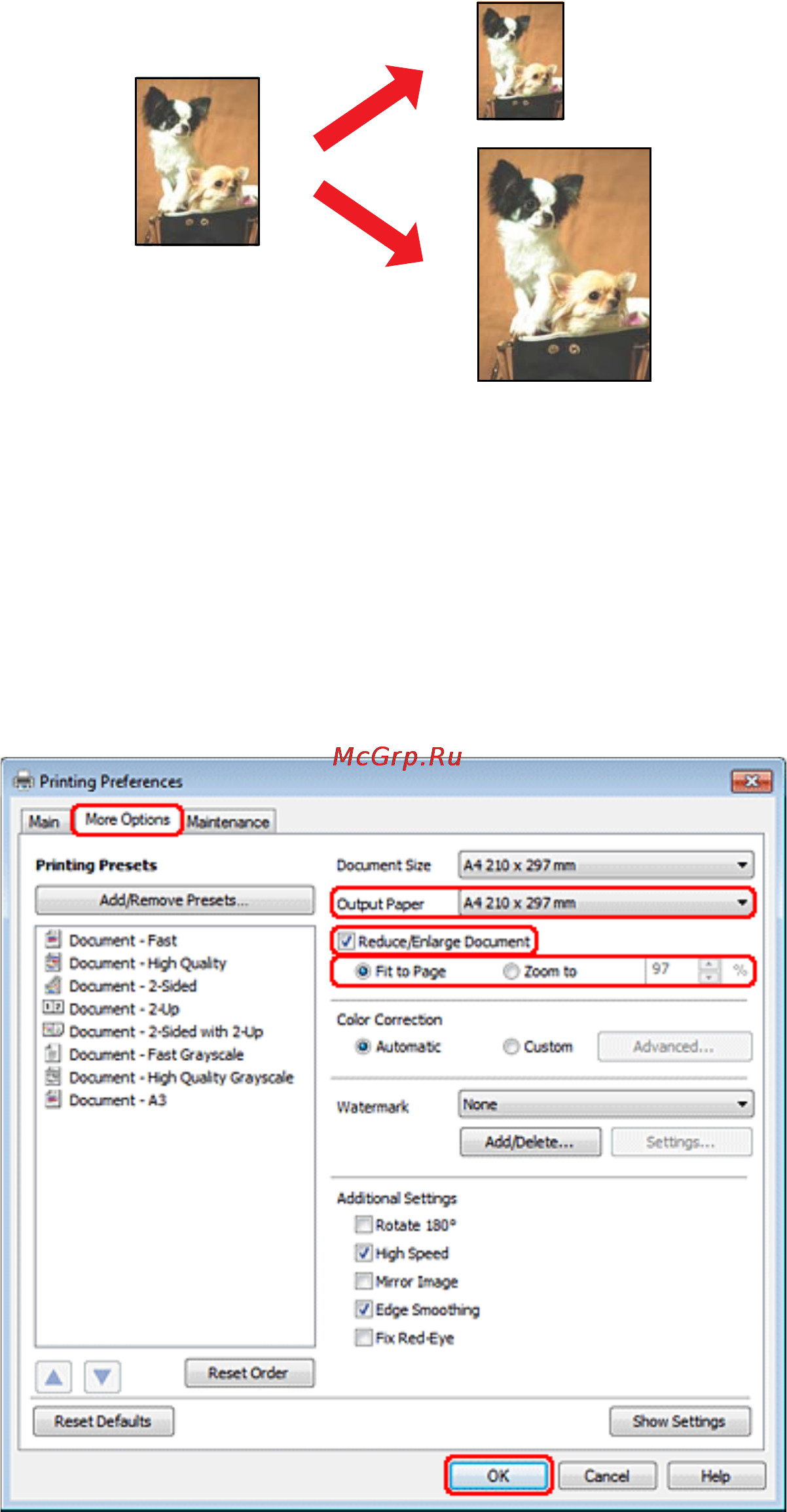 Epson WorkForce Pro WP-4015DN [45/117] Настройки драйвера в windows