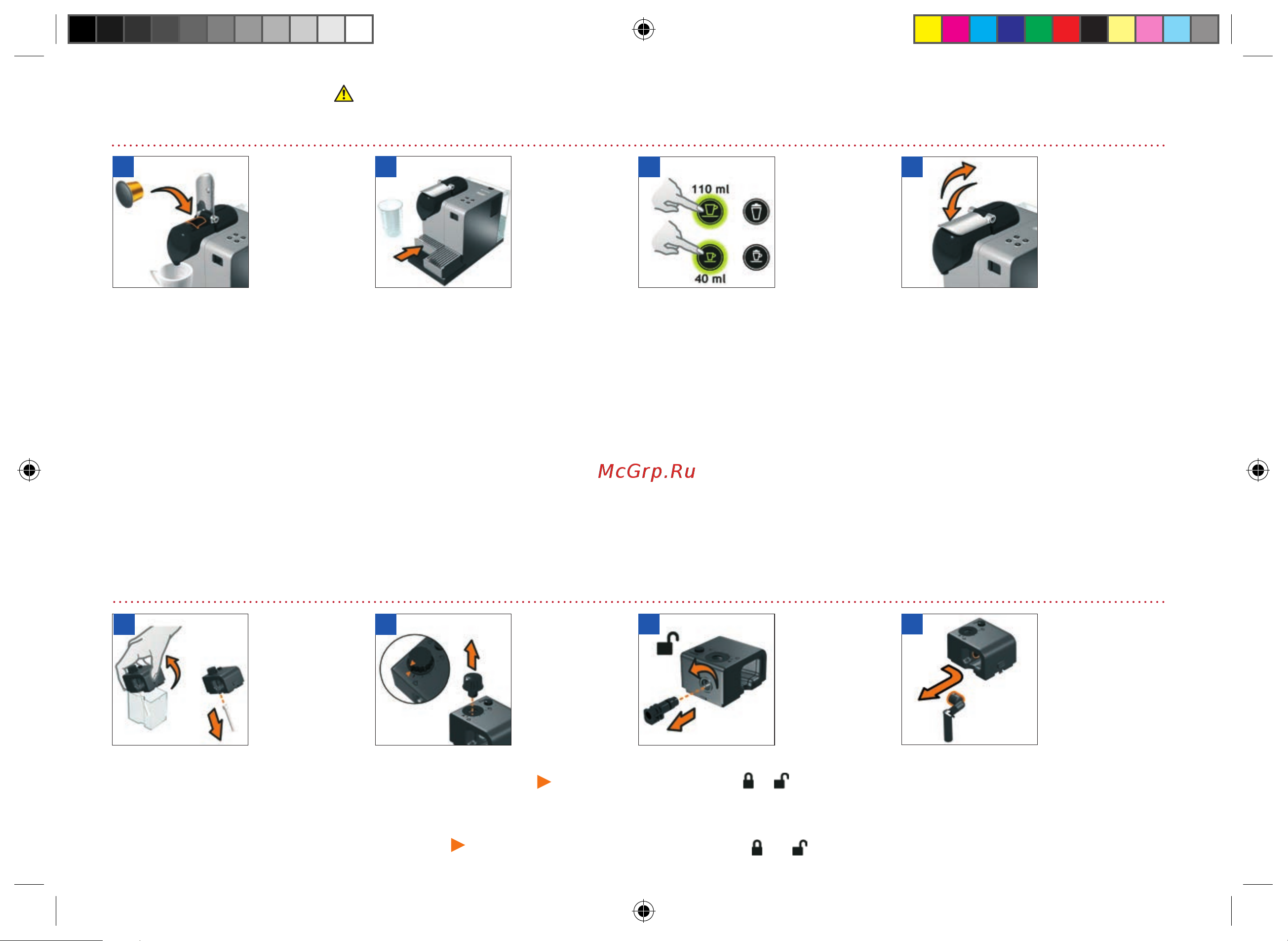 Delonghi EN 520 R NESPRESSO LATTISSIMA [10/46] Montagem desmontagem do rapid cappuccino system r c s