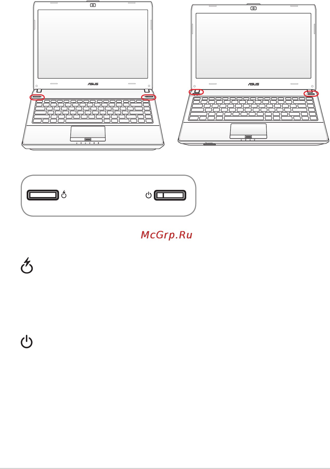 Asus U41SV i3-2310M [48/115] Переключатели