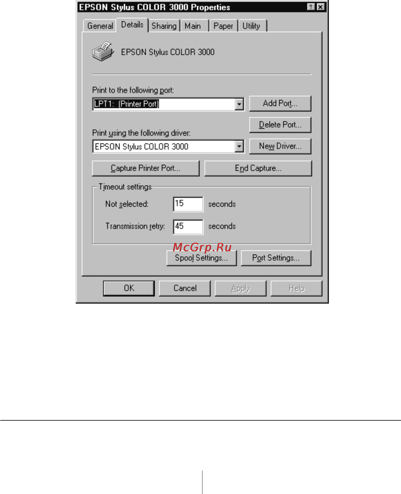 Epson Stylus Color 3000 [44/292] Пользование принтером в сети с windows 95