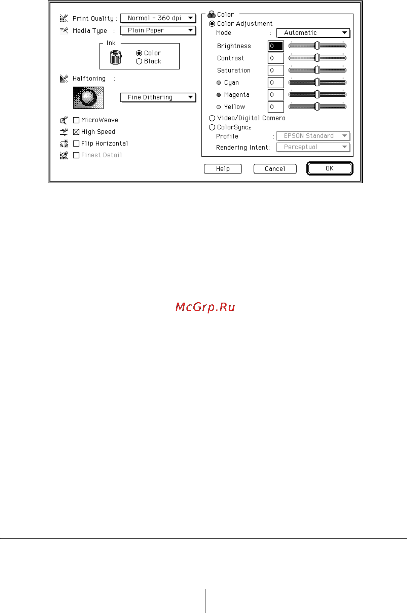 Epson Stylus Color 3000 Инструкция по эксплуатации онлайн [98/292] 49119