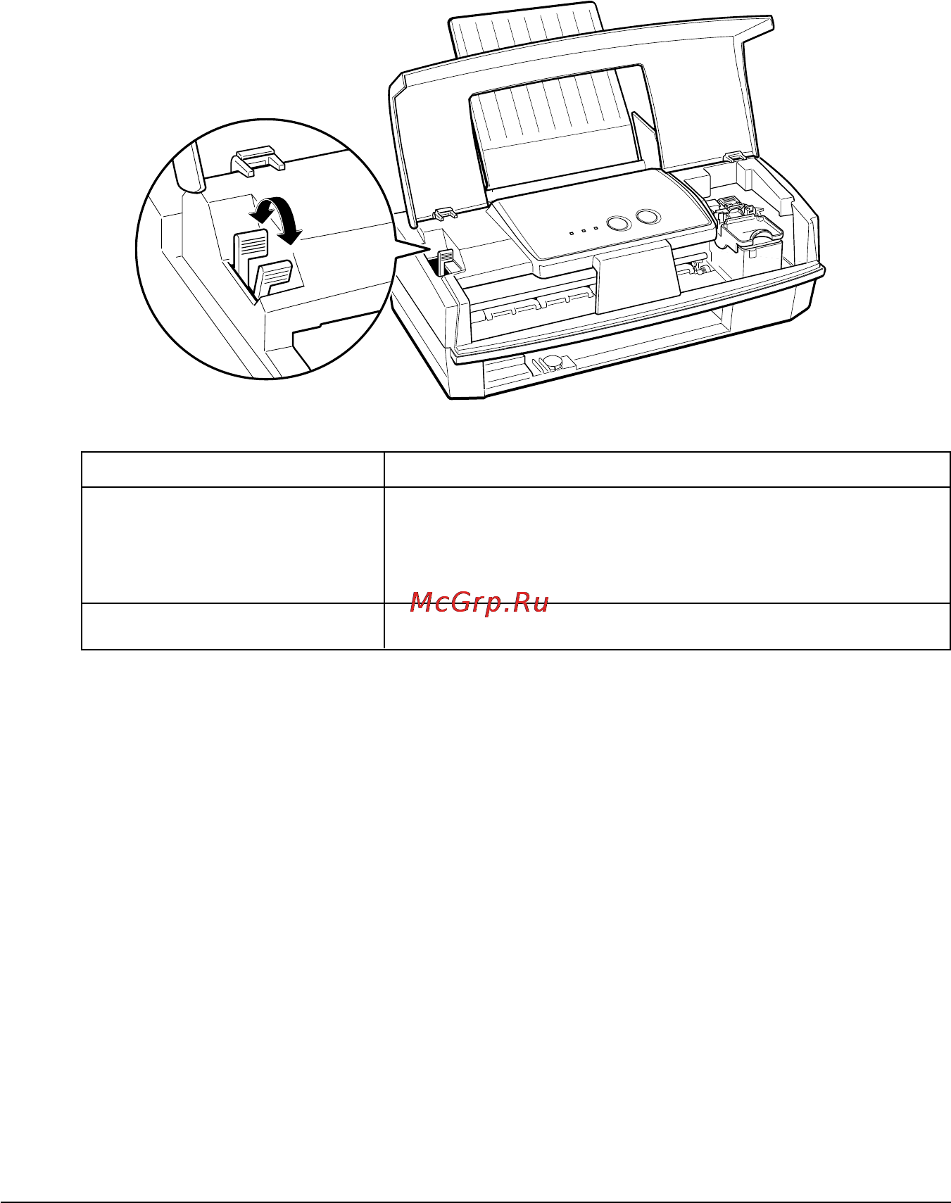 Epson Stylus Color 300 [41/89] Установка регулировочного рычага
