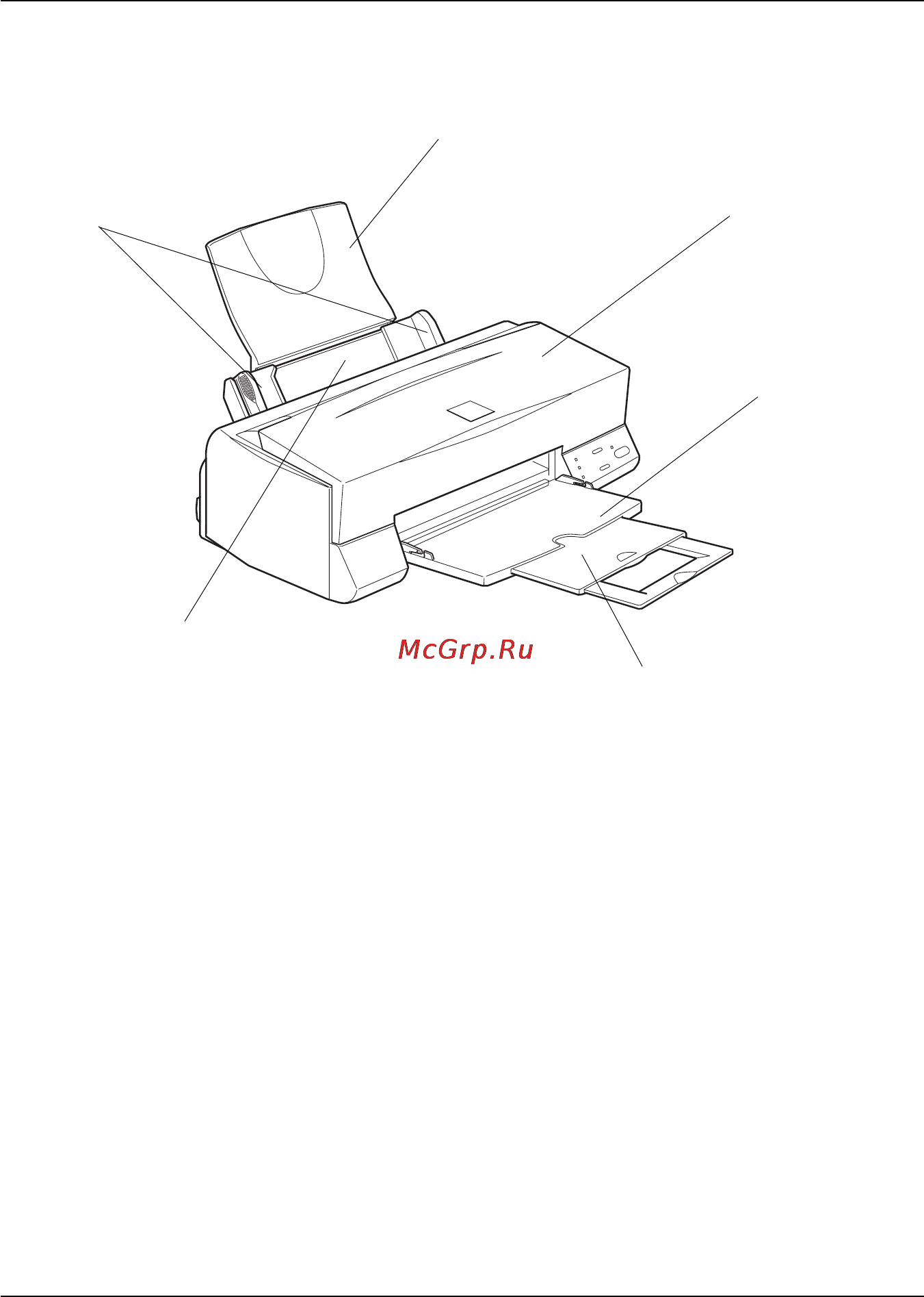 Epson Stylus Color 460 [13/68] Детали принтера и их назначение