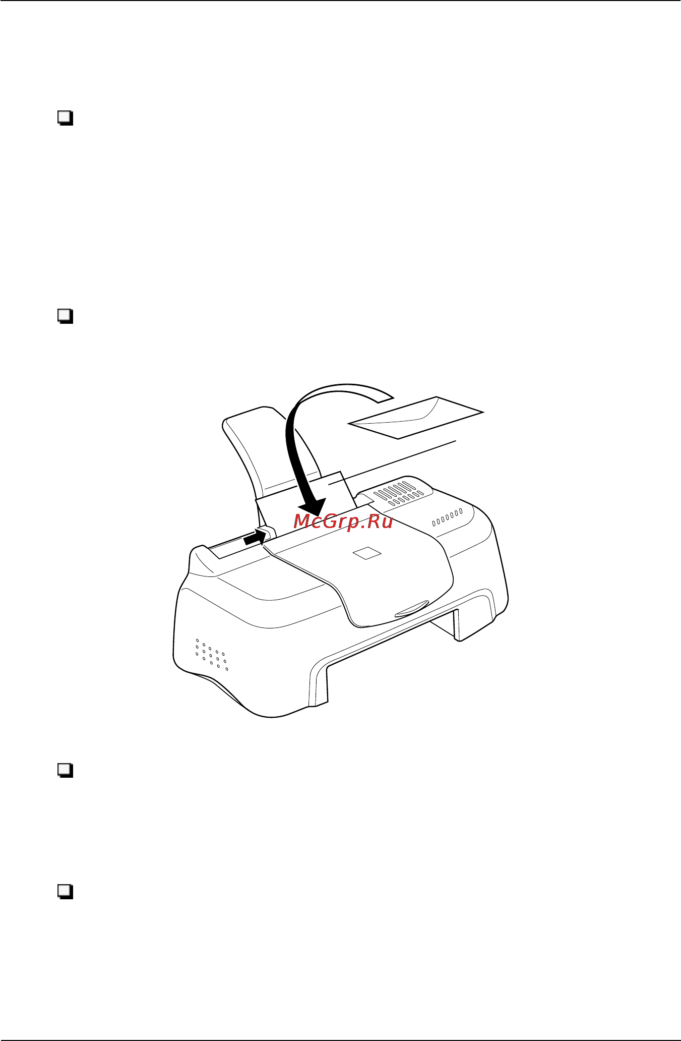 Epson Stylus Color 480 [18/51] Загрузка конвертов