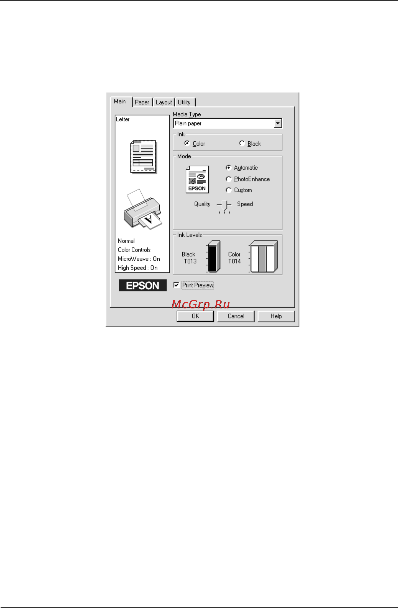 Epson Stylus Color 480 [32/51] Предварительный просмотр вашего отпечатка