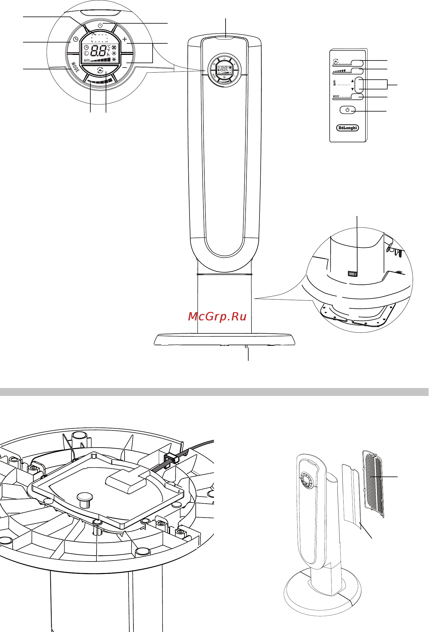 Delonghi TCH7592ER Инструкция по эксплуатации онлайн [3/6] 49156