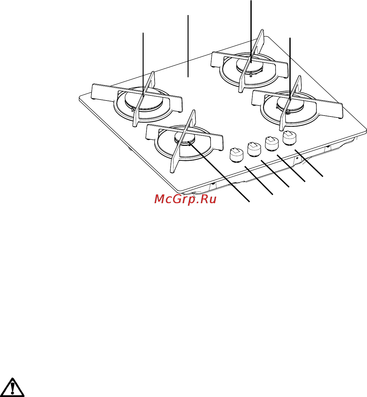 Electrolux EHT60435K [8/24] Описание варочной панели