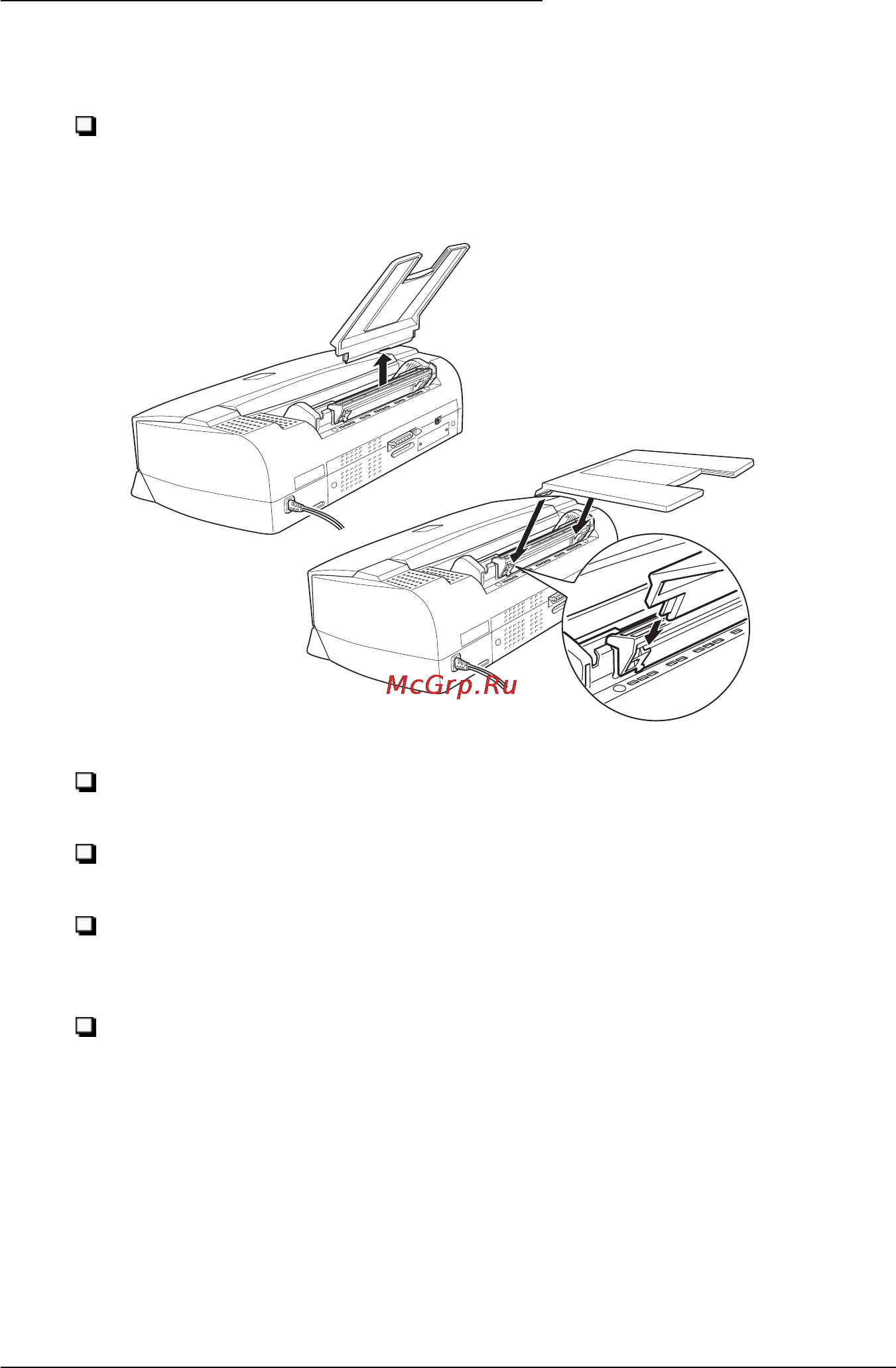 Epson Stylus Color 800 [117/235] Загрузка прозрачных пленок