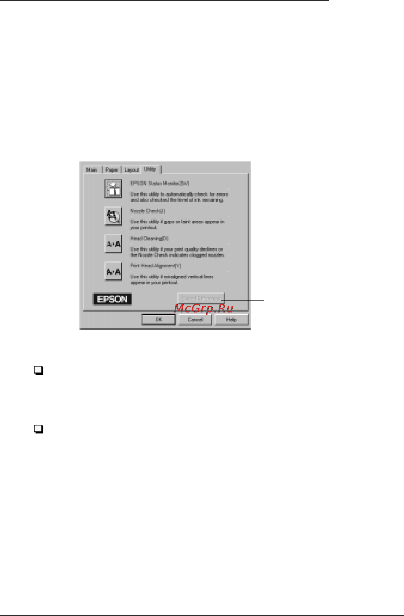 Epson Stylus Color 850 [82/245] Использование утилит принтера epson
