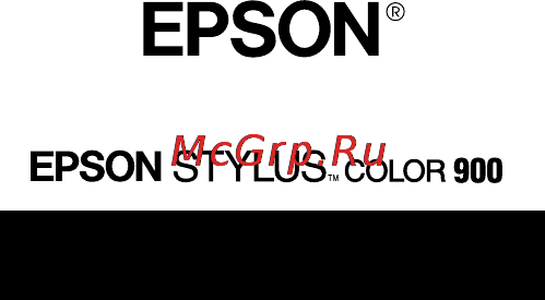 Epson Stylus Color 900 Инструкция по эксплуатации онлайн [67/67] 49179